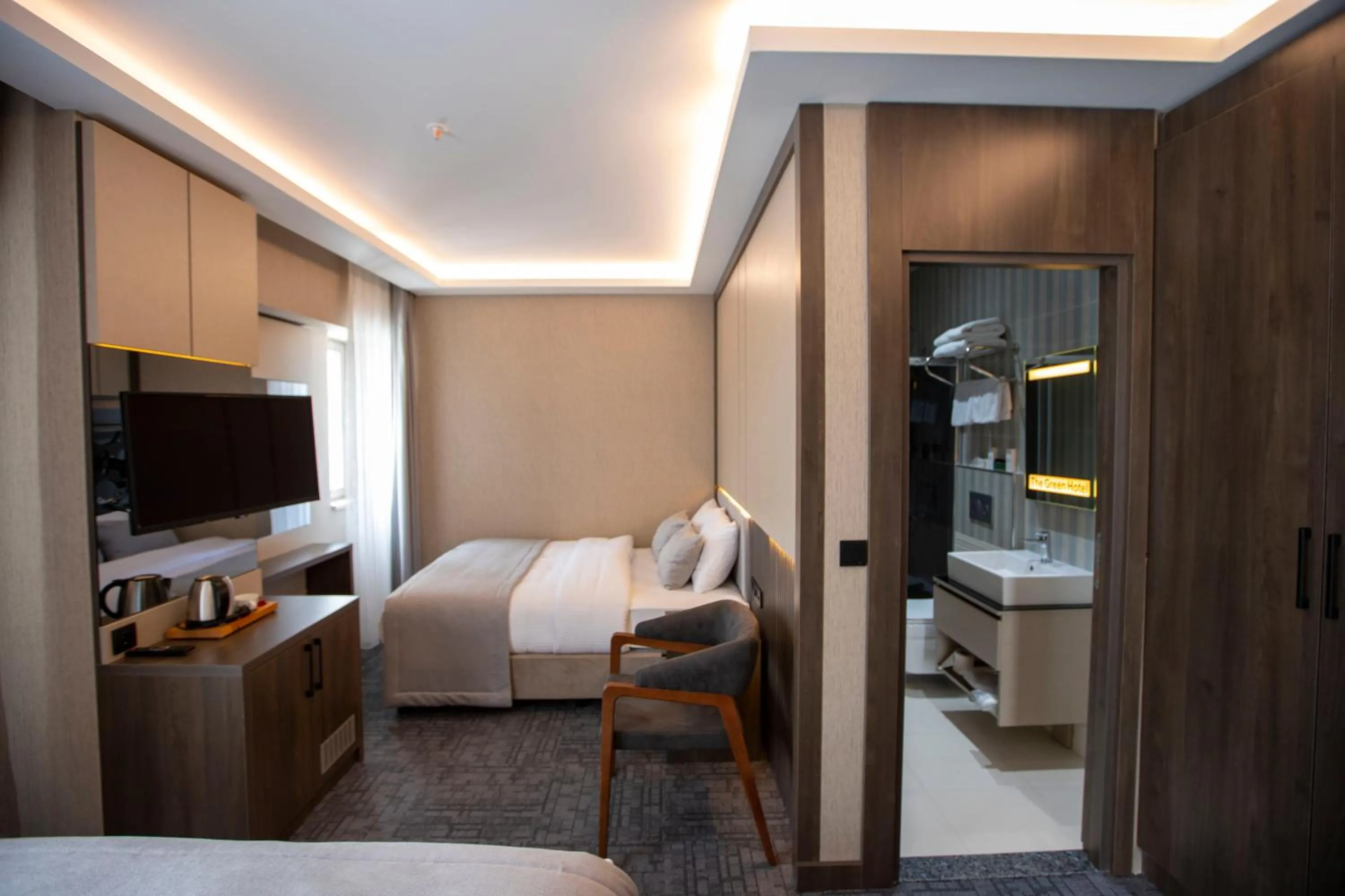 Bed in THE GREEN HOTEL