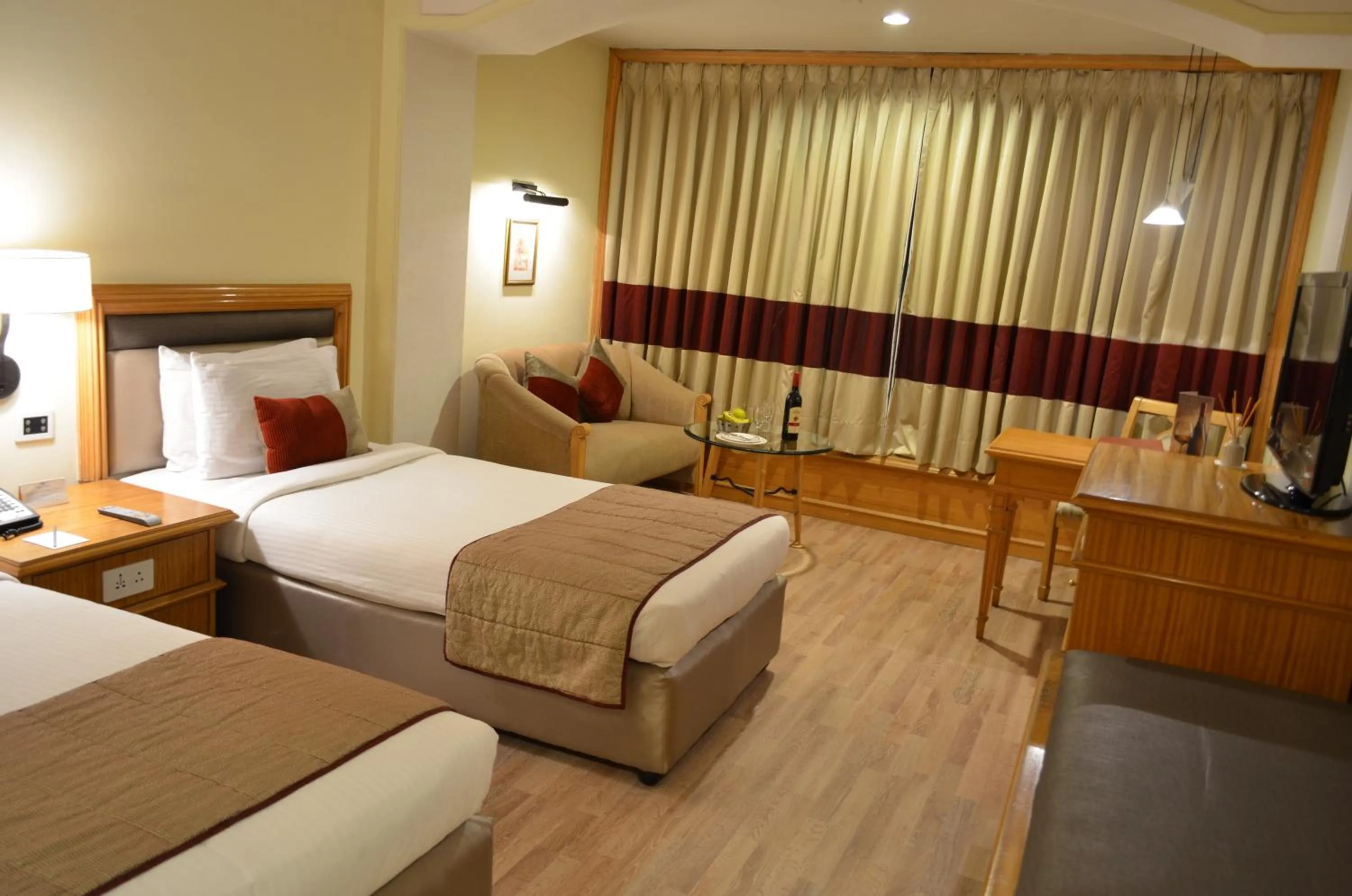 Decorative detail, Bed in The Maya Hotel