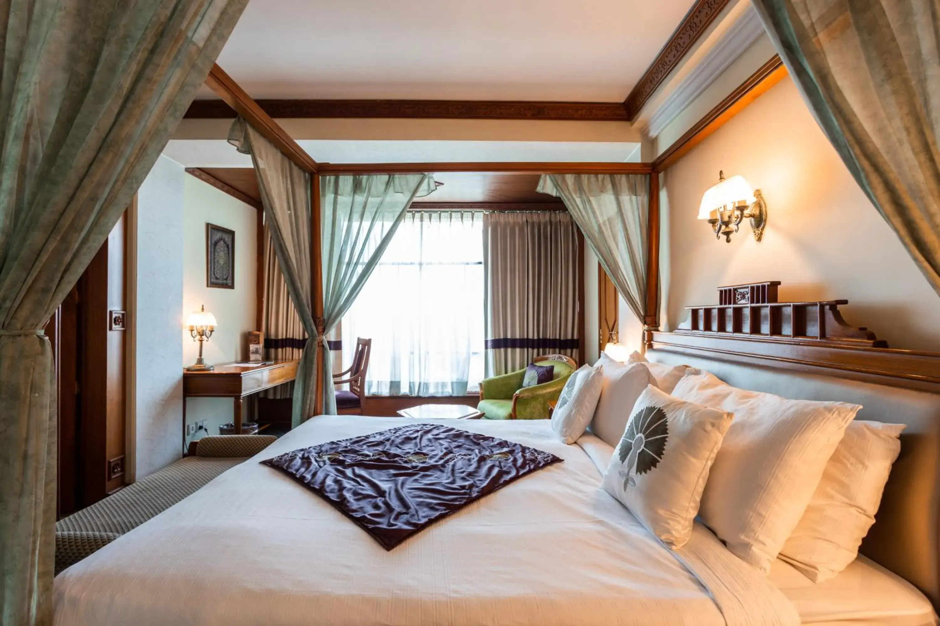 View (from property/room), Bed in The Maya Hotel View (from property/room), Bed in The Maya Hotel