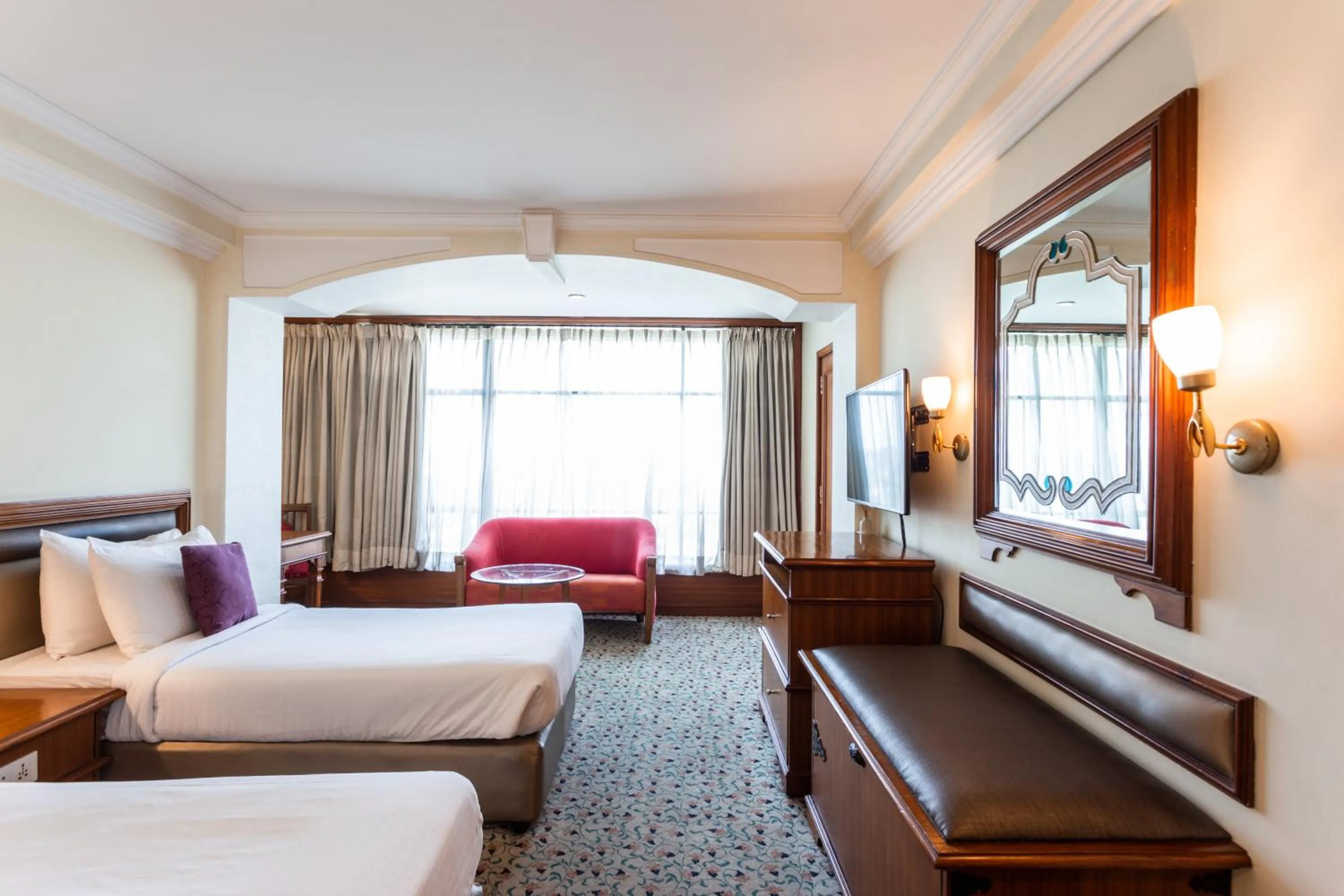 Photo of the whole room, Bed in The Maya Hotel