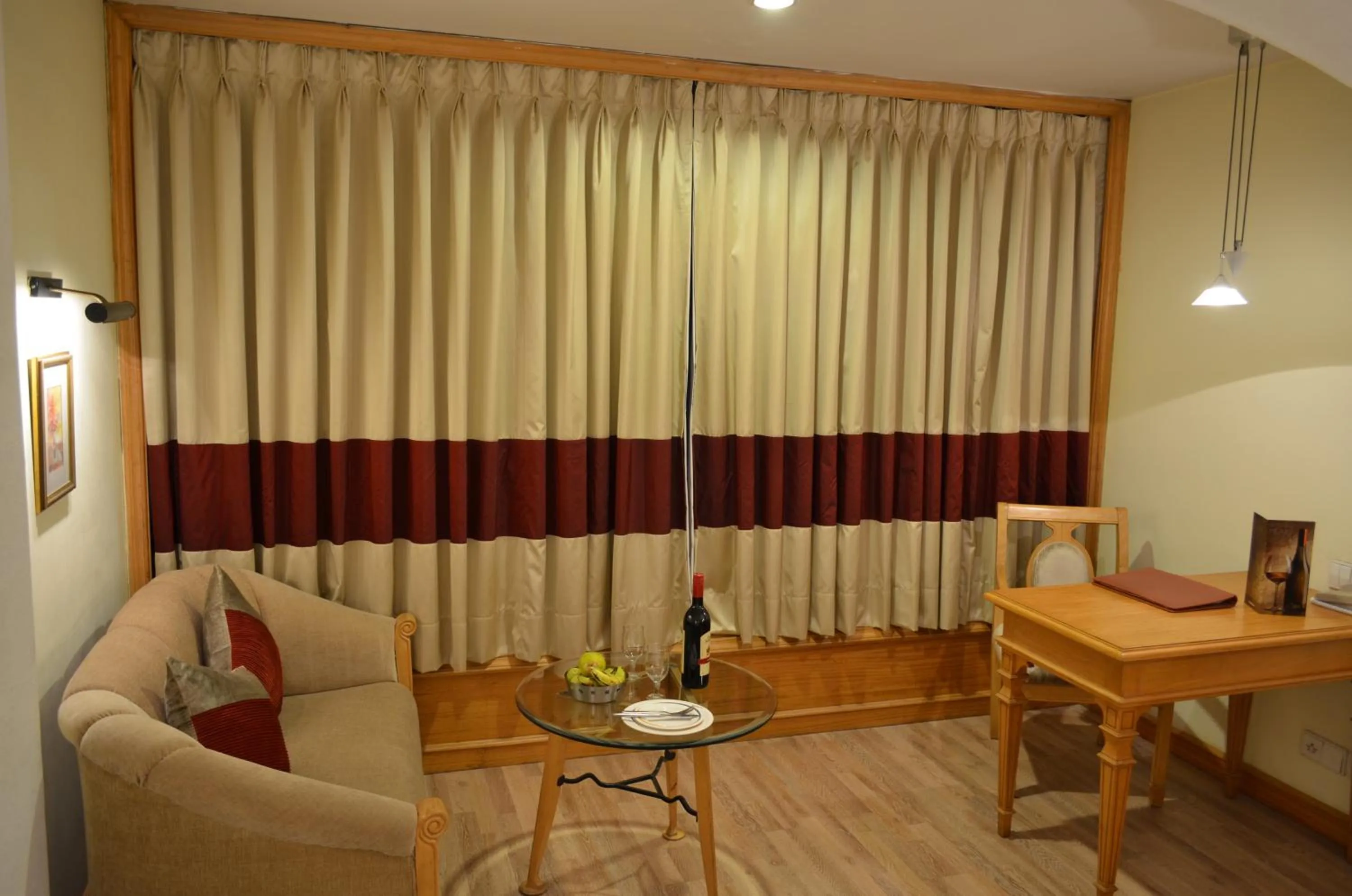 Seating area in The Maya Hotel