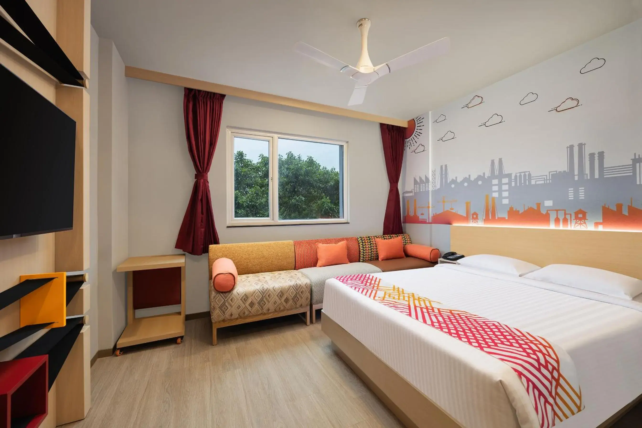 Bedroom, Bed in Ginger Noida 63 Bedroom, Bed in Ginger Noida 63