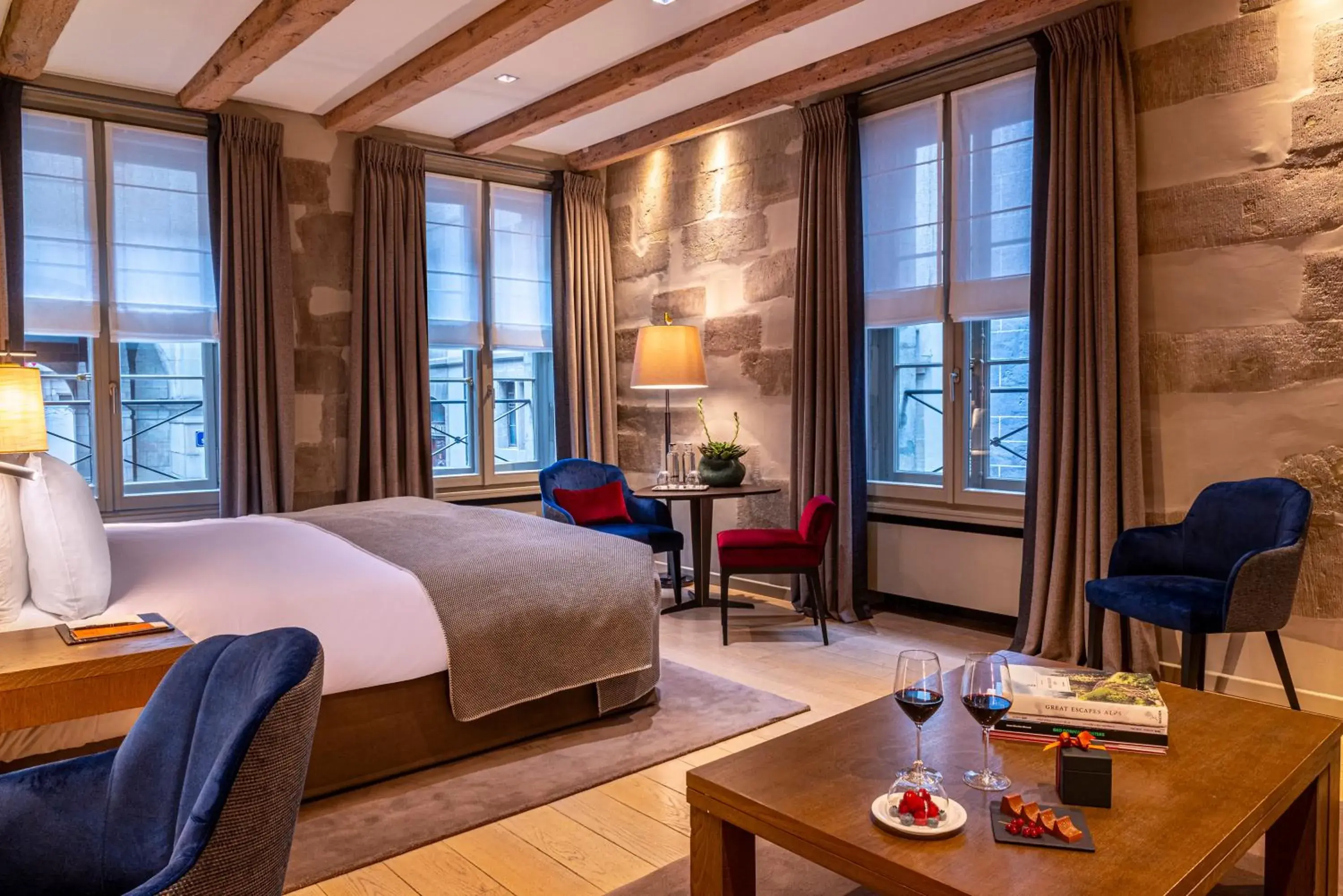 Photo of the whole room, Bed in Hôtel Les Armures Photo of the whole room, Bed in Hôtel Les Armures