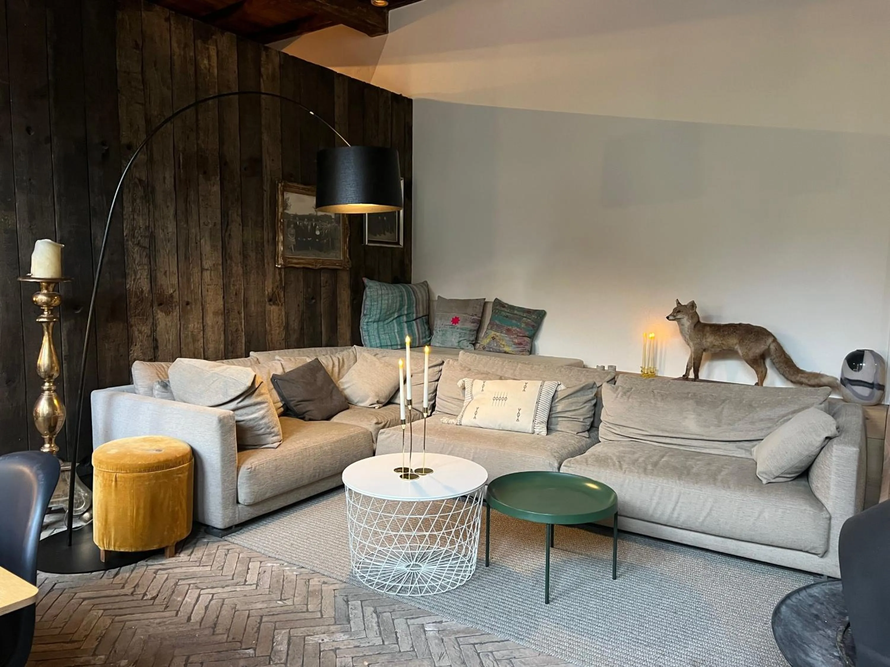 Seating area in Het Rustpunt