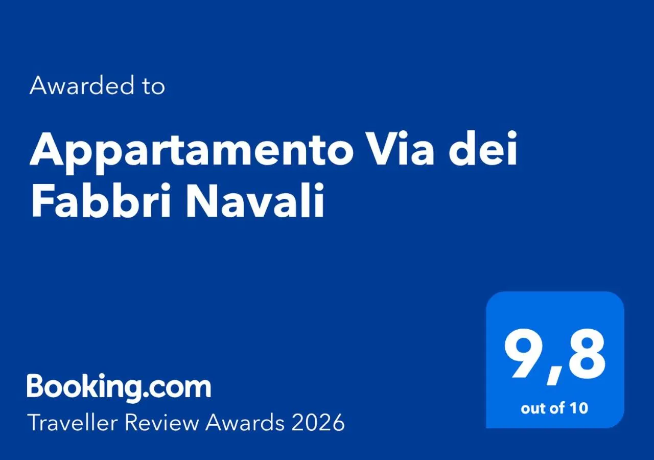 Certificate/Award in Appartamento Via dei Fabbri Navali