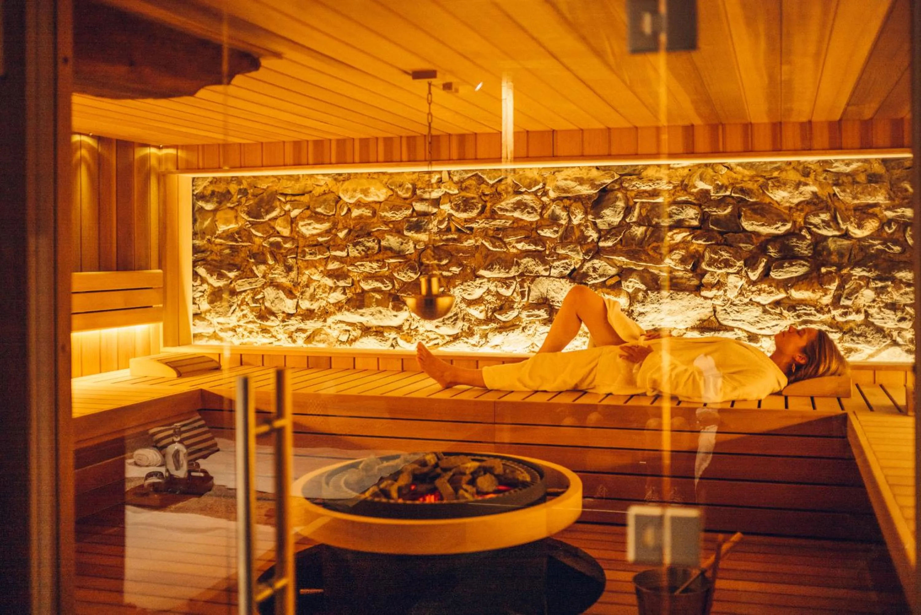 Sauna in Victoria Retreat