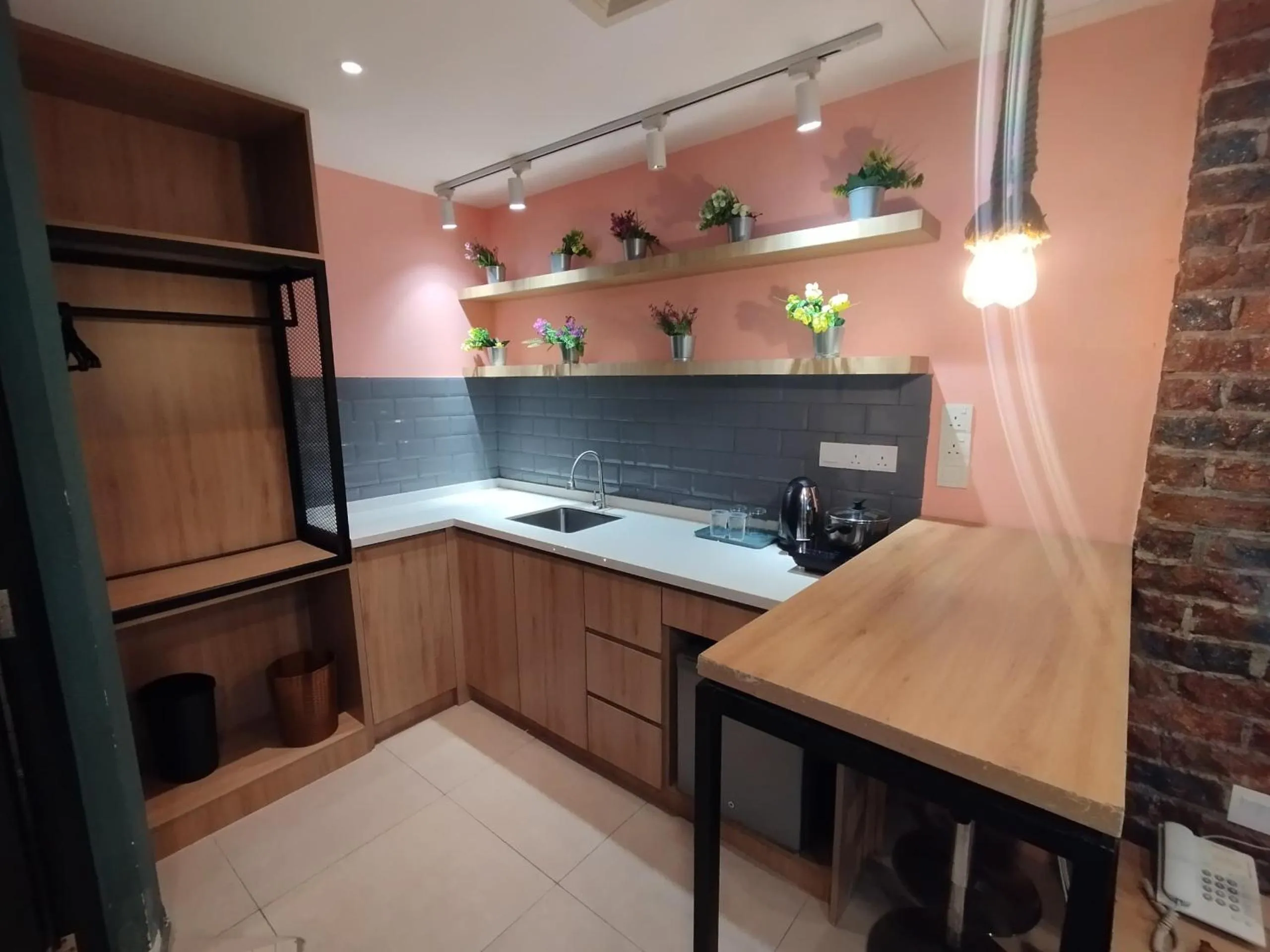 Kitchen or kitchenette in Smile Hotel C180 Cheras Selatan