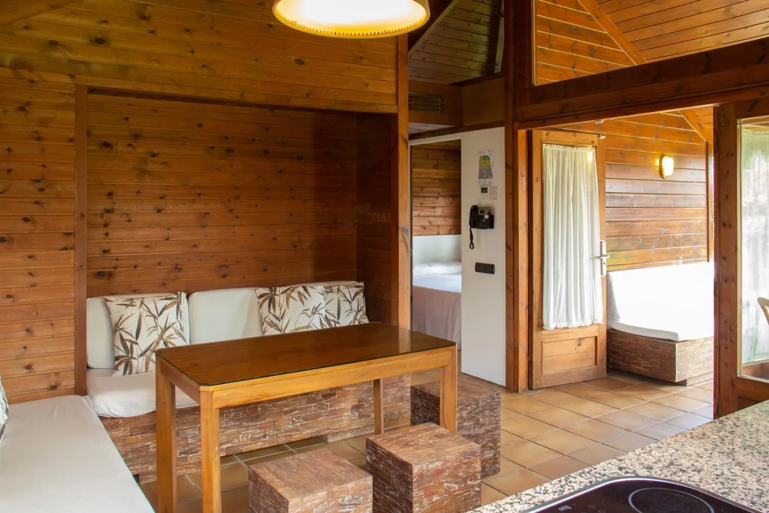 Living room, Bed in Cambrils Park Resort