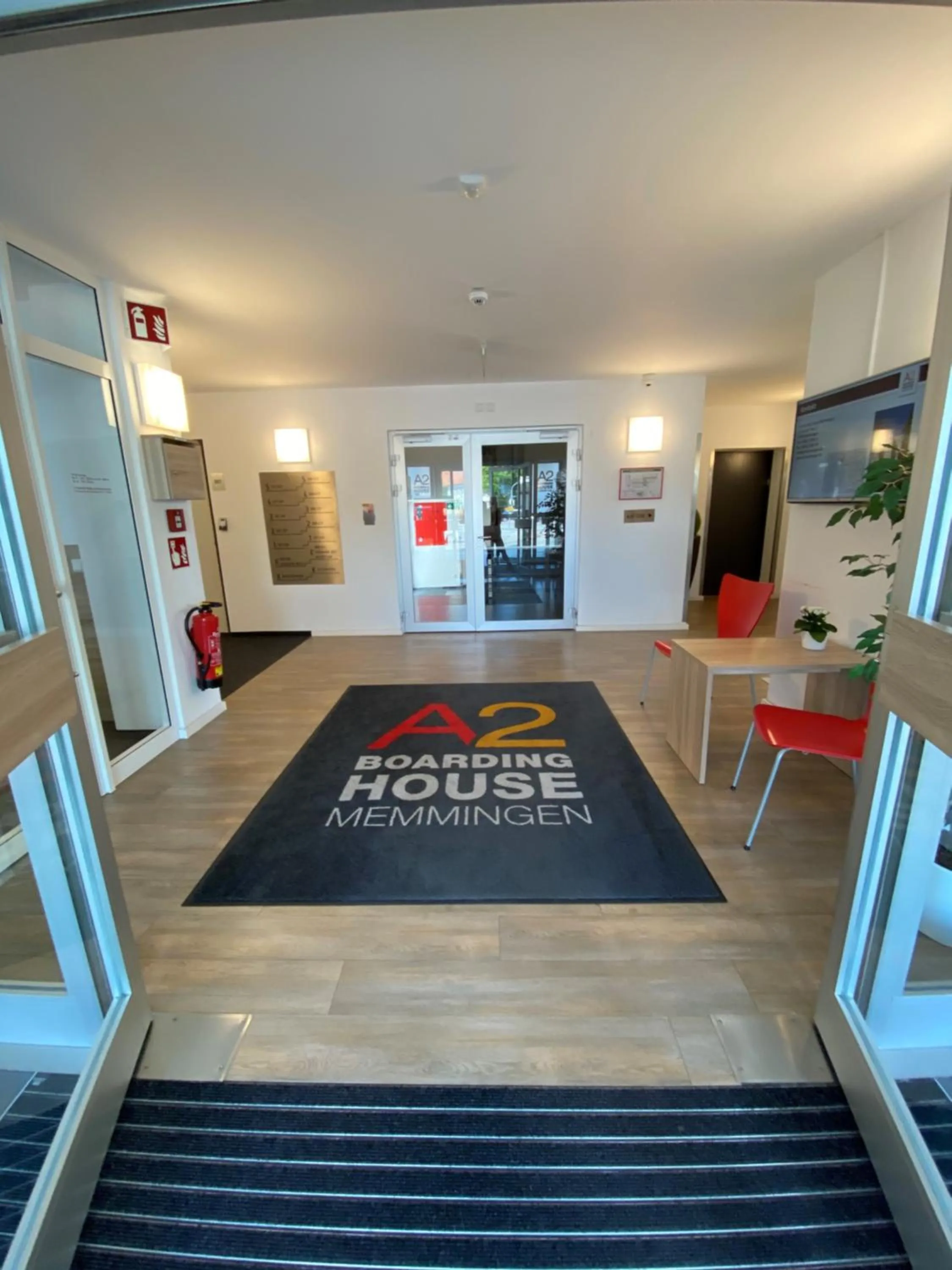 Lobby or reception in A2 Boarding House Memmingen