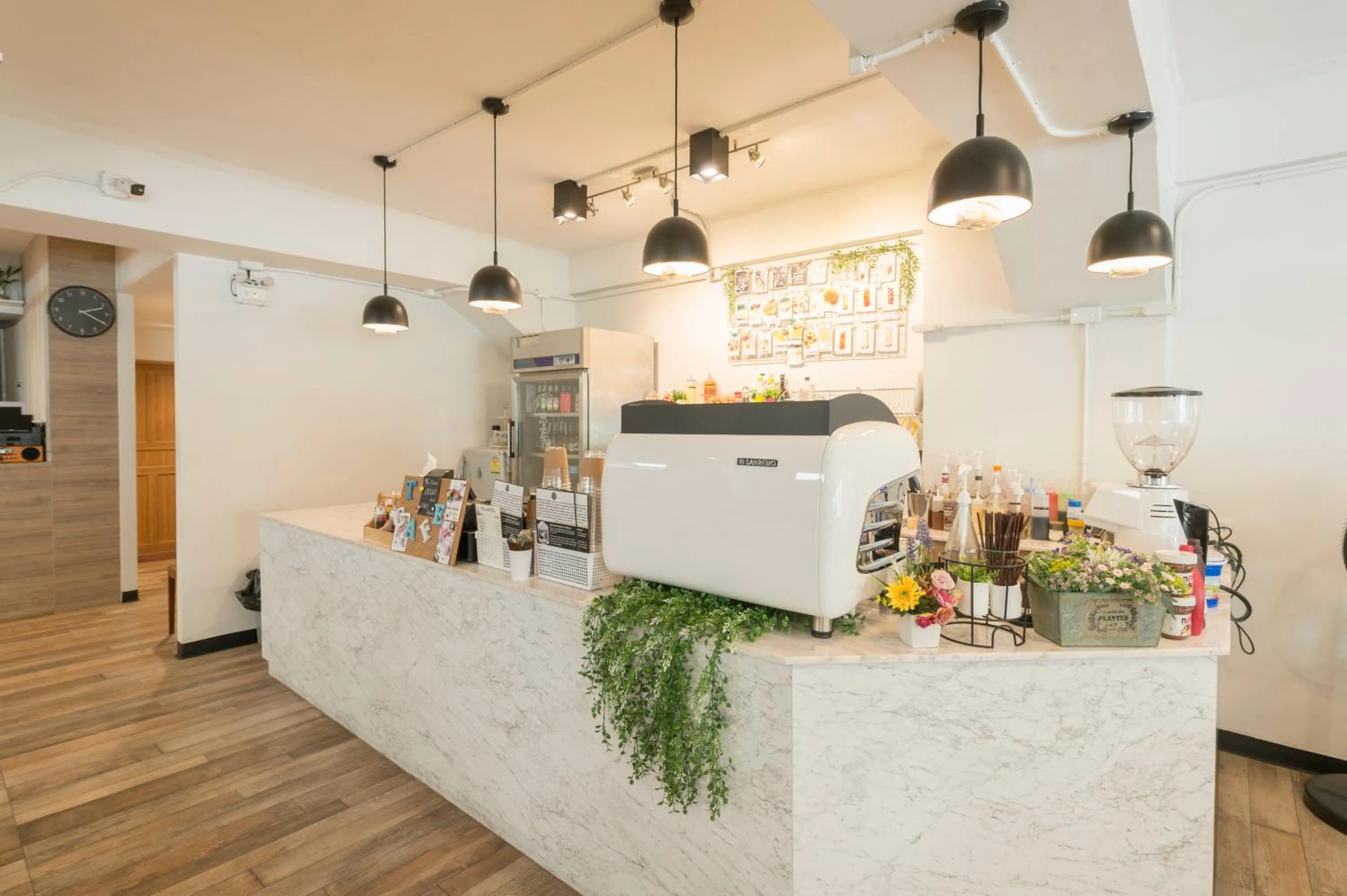 Lobby or reception in T Hostel @ Victory Monument