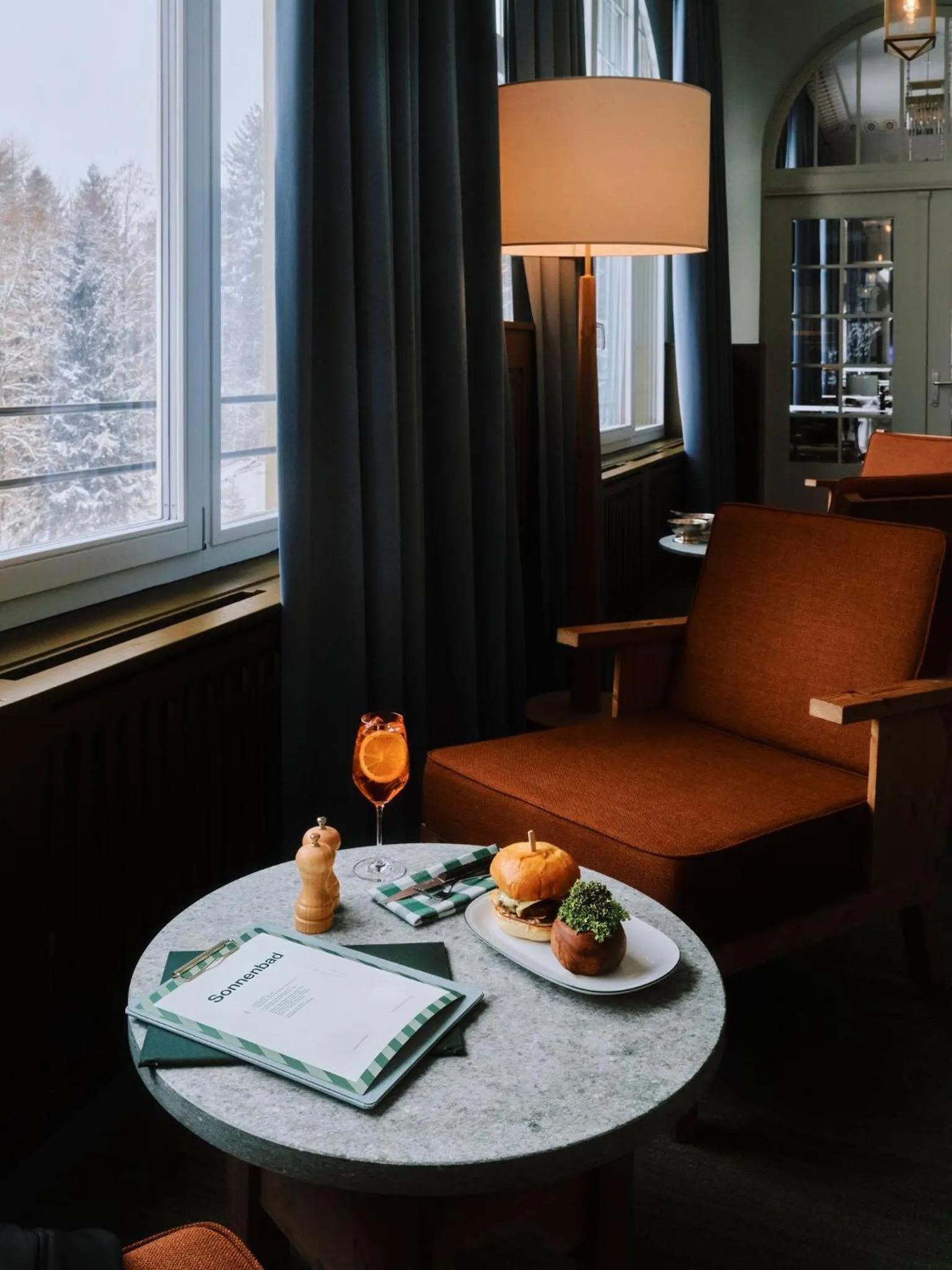 Restaurant/places to eat in Grand Hotel Belvedere, a Beaumier Hotel