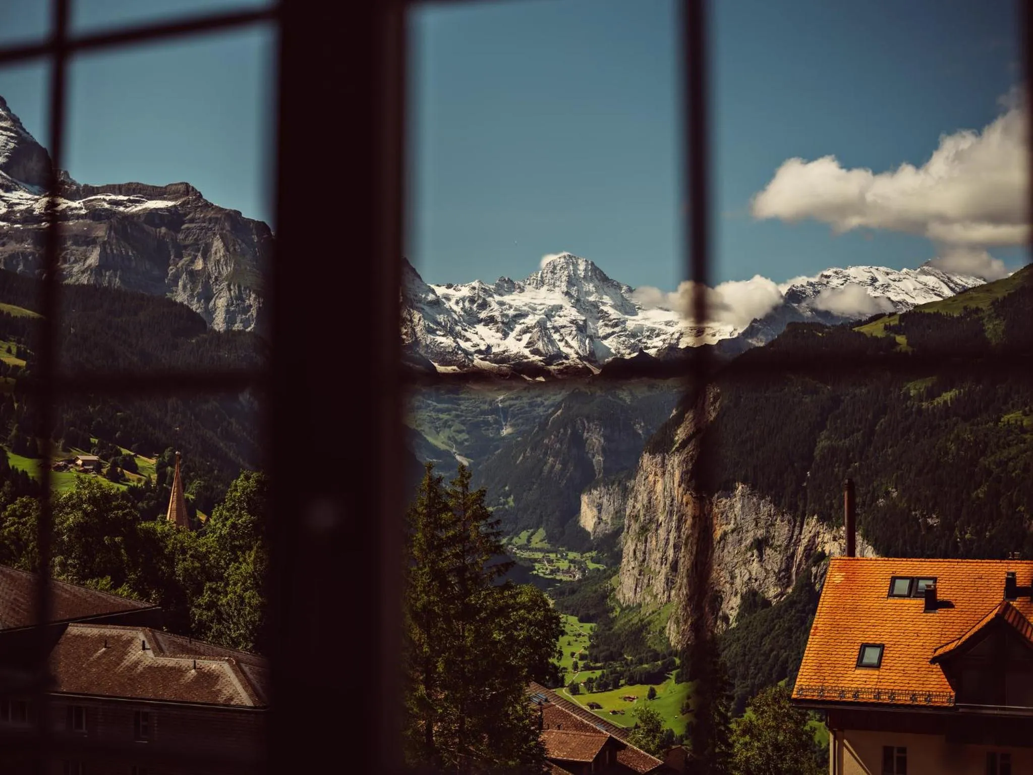 Lobby or reception in Grand Hotel Belvedere, a Beaumier Hotel