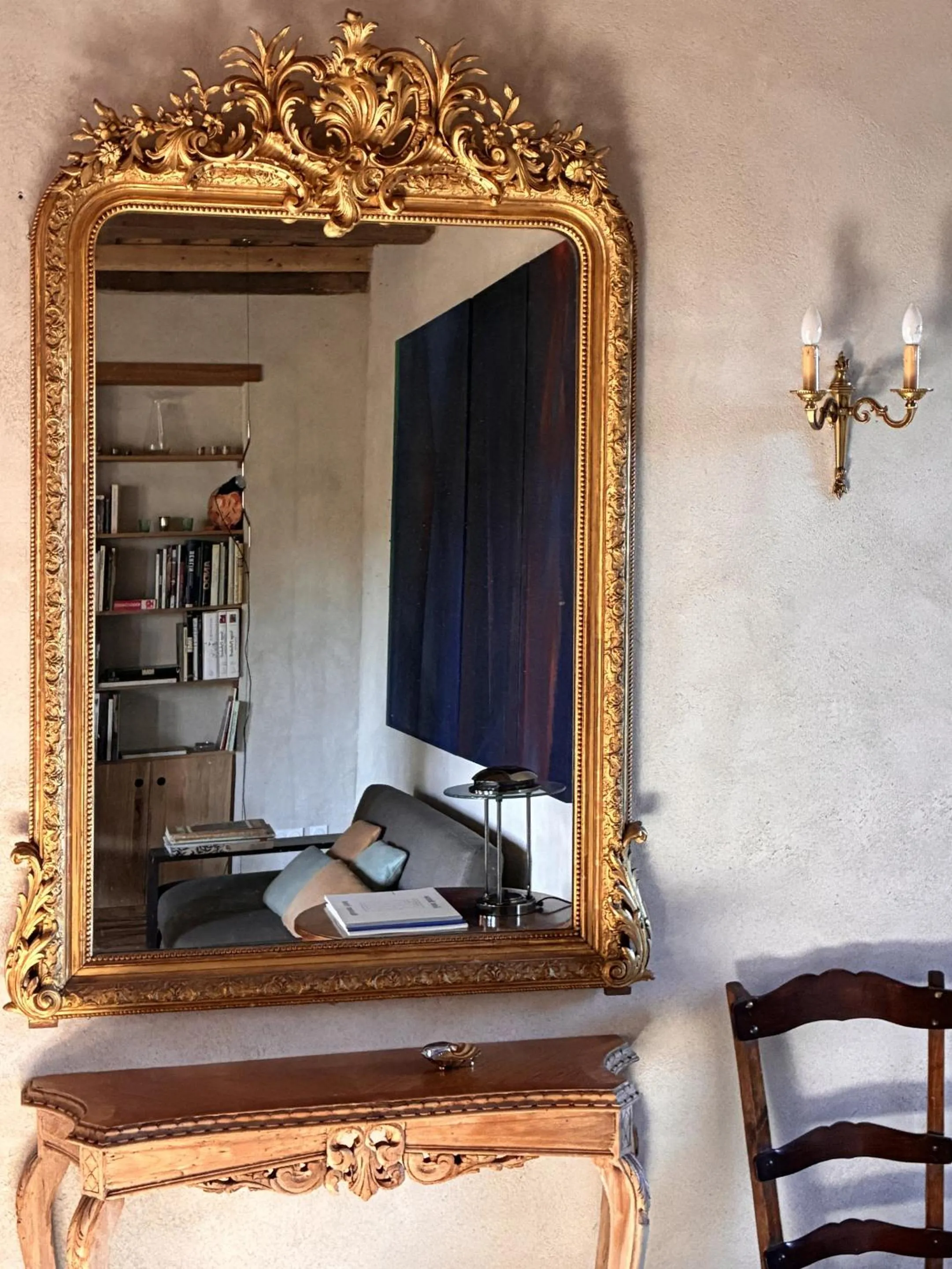 Living room in Maison d'hôtes "Les Tillets"
