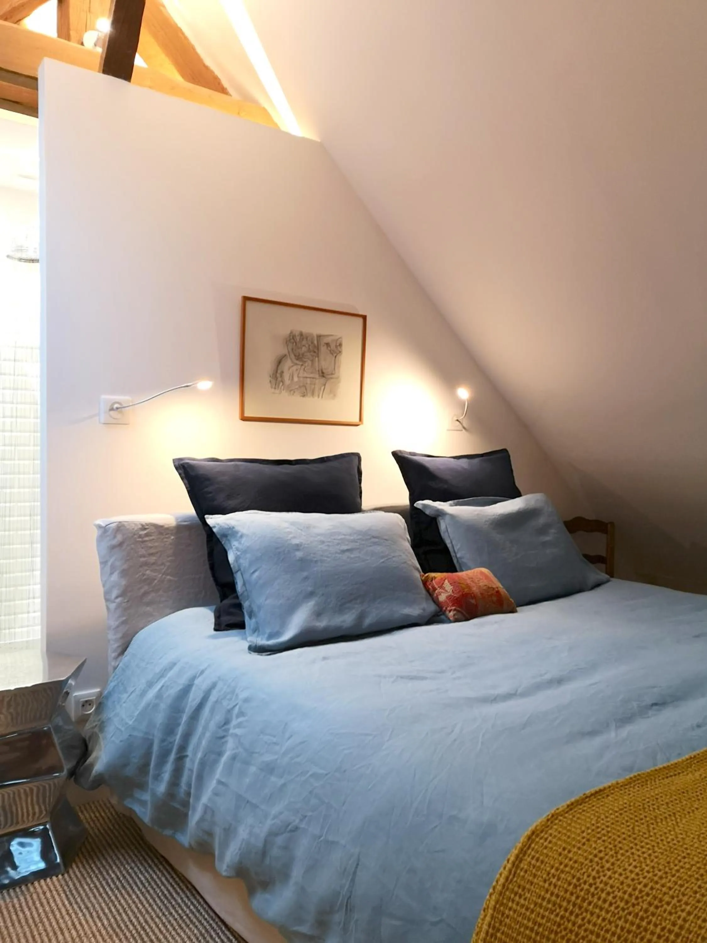 Bedroom, Bed in Maison d'hôtes - Les Tillets