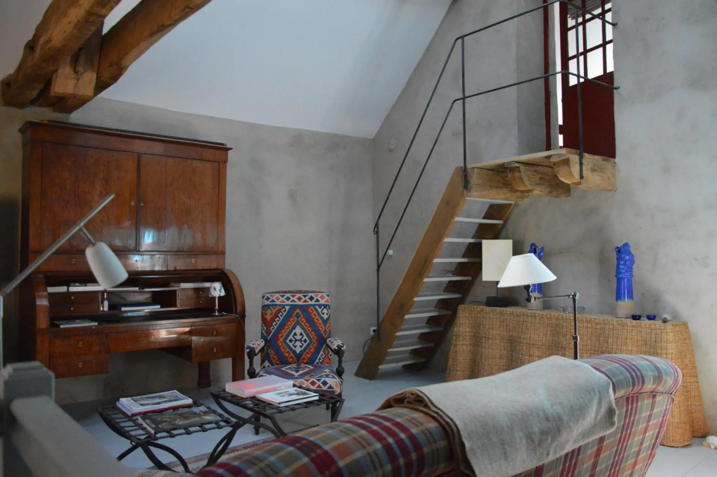 Lobby or reception, Bed in Maison d'hôtes - Les Tillets Lobby or reception, Bed in Maison d'hôtes - Les Tillets