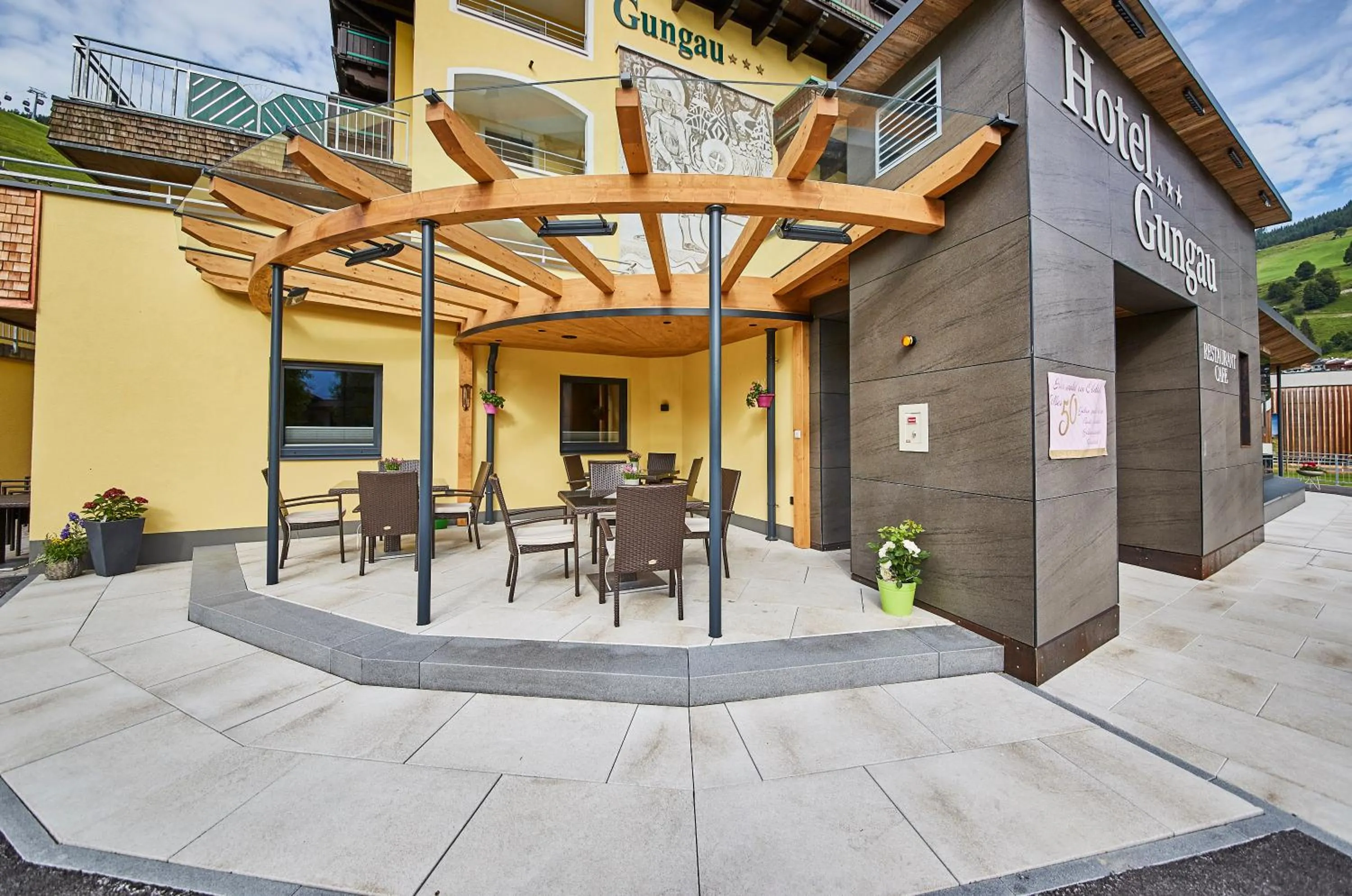 Balcony/Terrace in Hotel Gungau