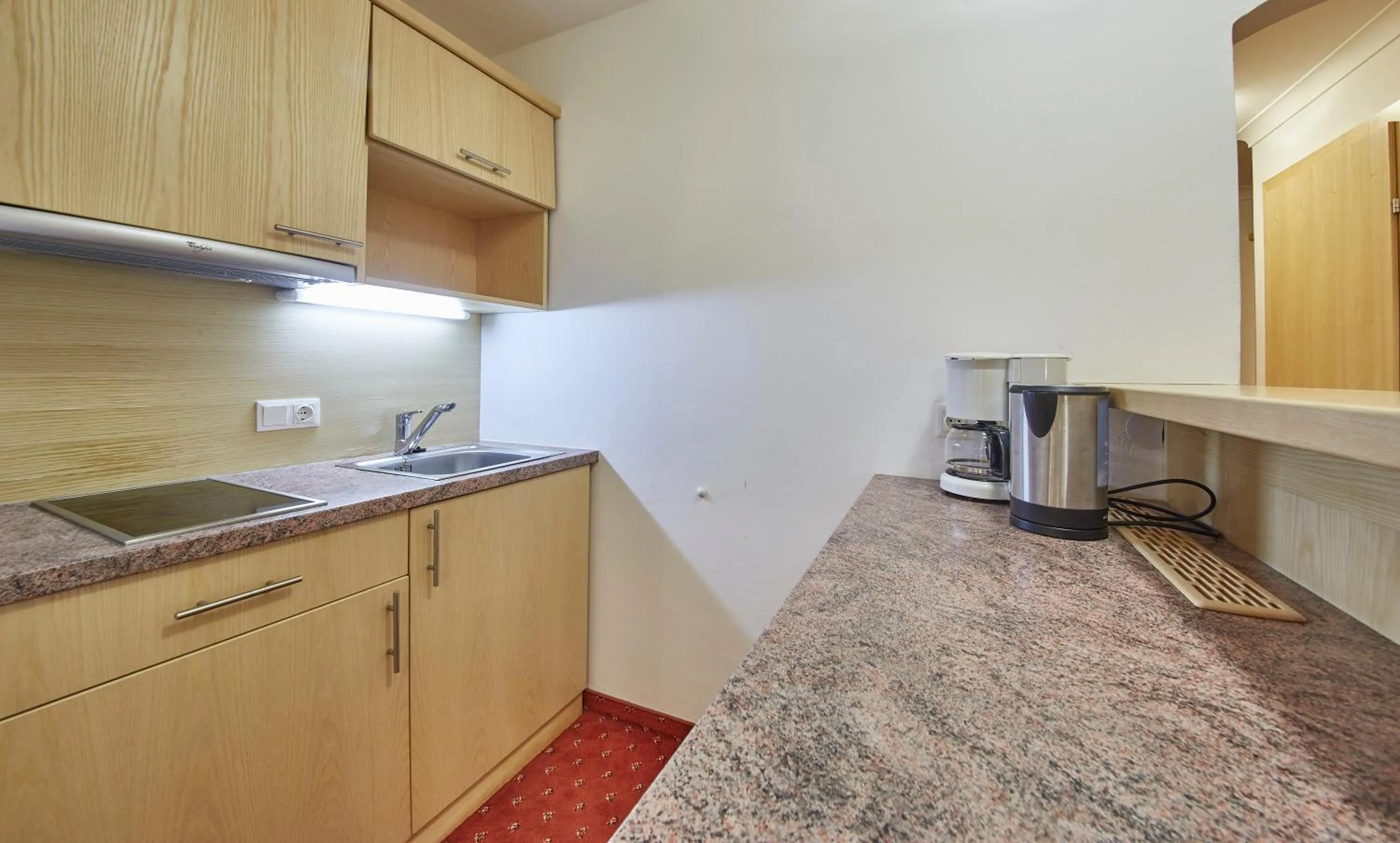 Kitchen or kitchenette in Hotel Gungau