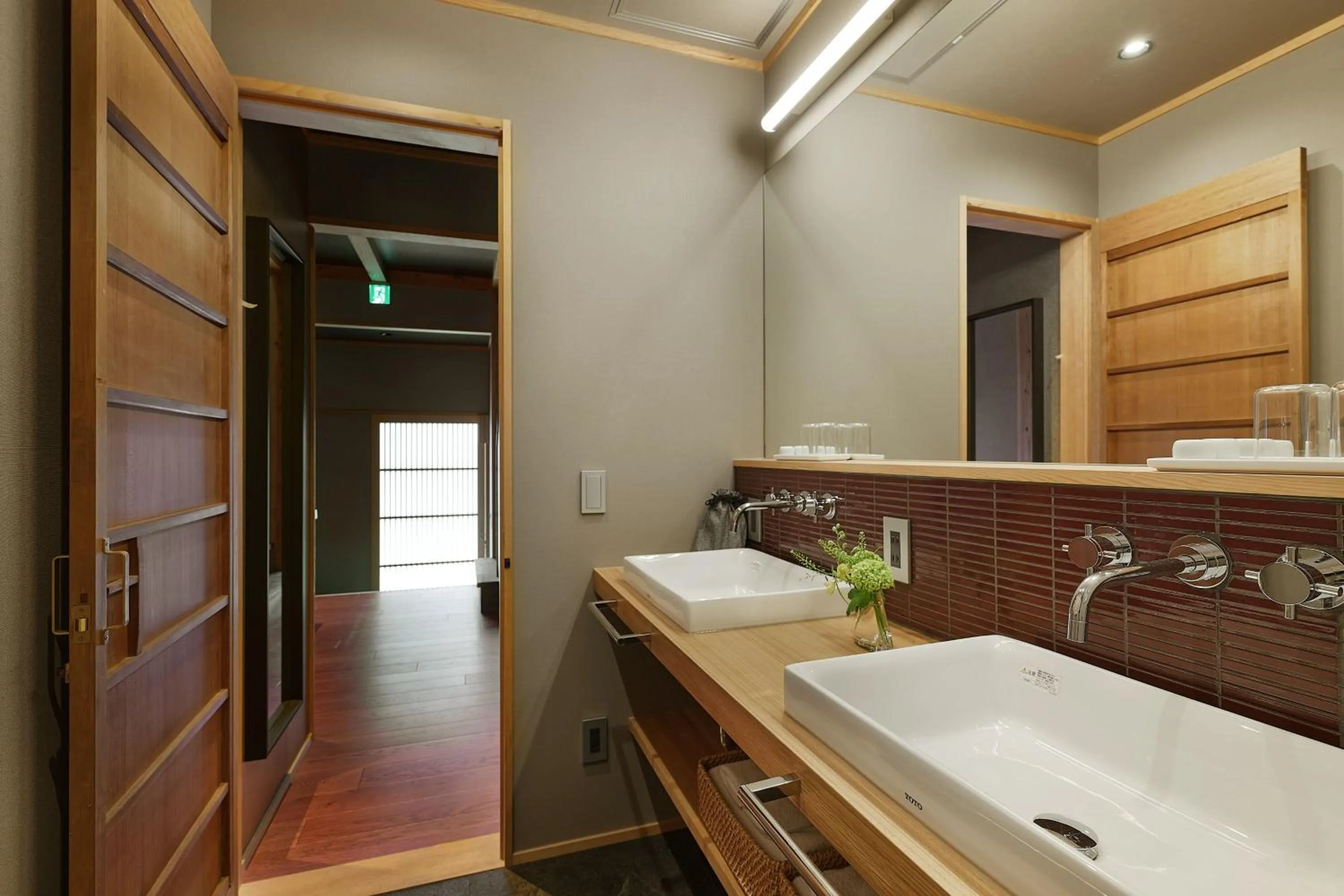 Bathroom in Tasokare Machiya House