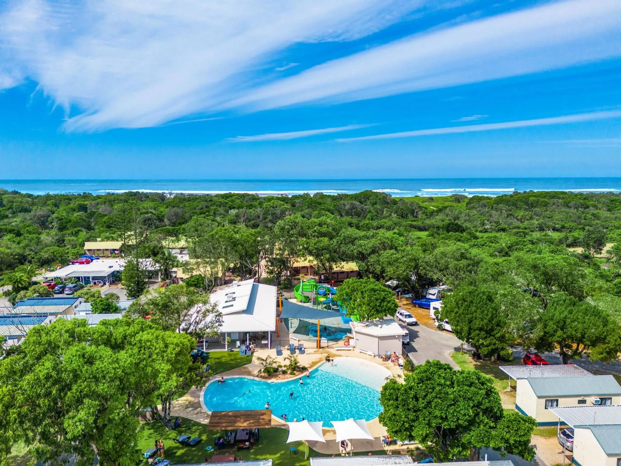 Natural landscape in Ballina Beach Nature Resort