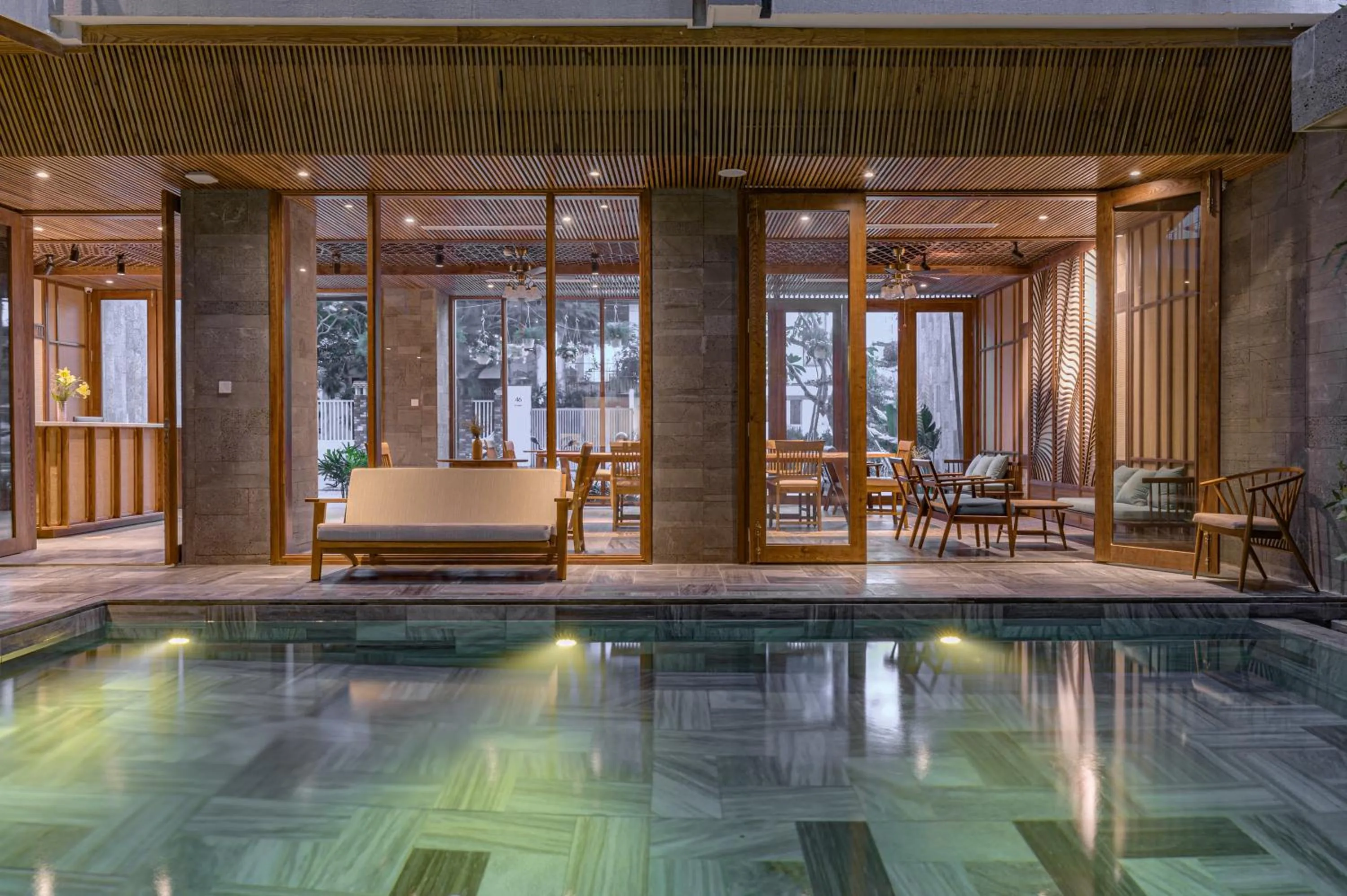 Swimming pool in Le Boutique Danang