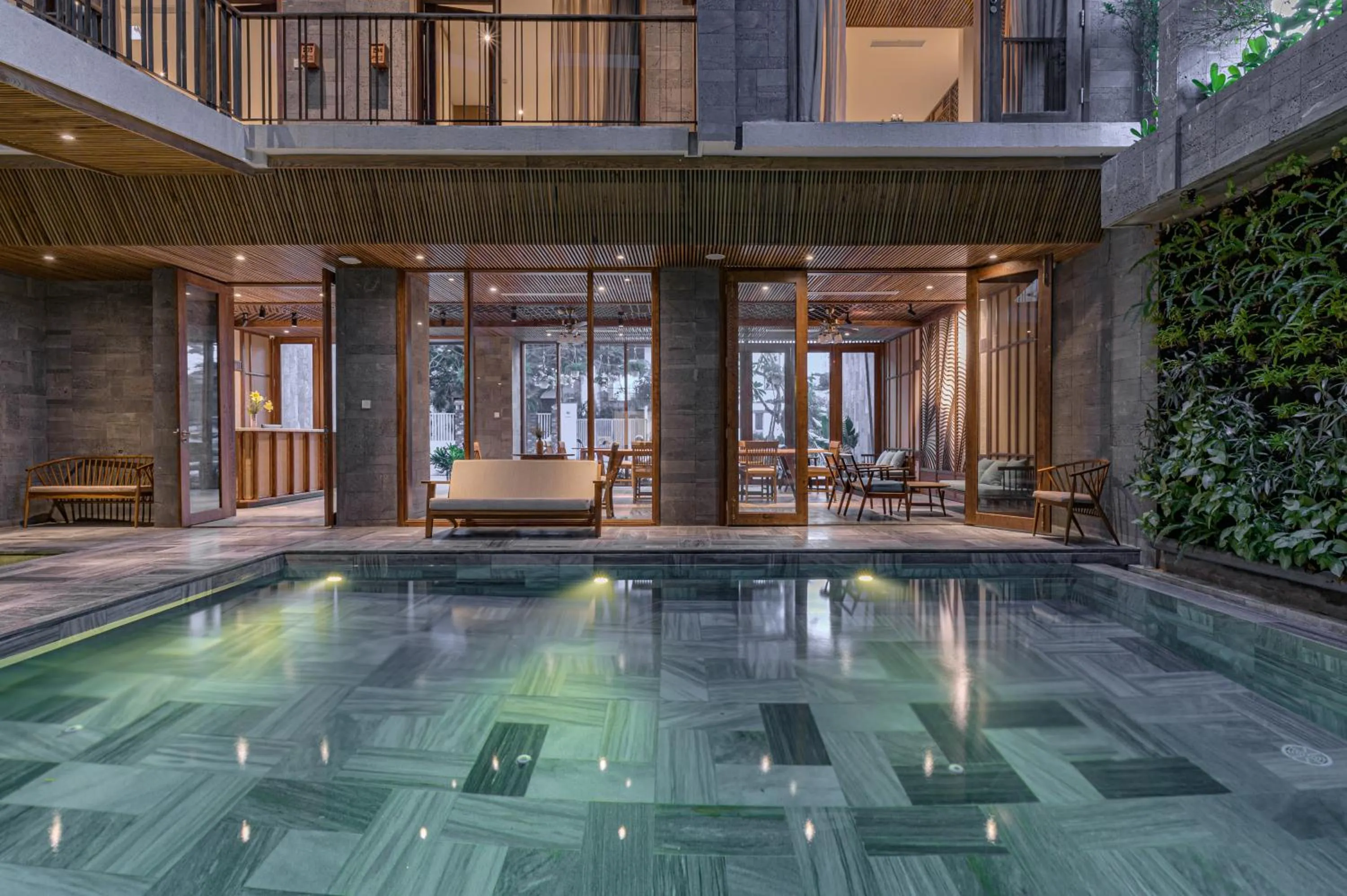 Swimming pool in Le Boutique Danang