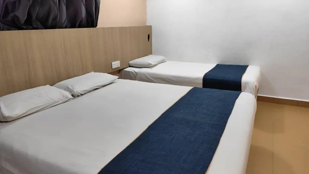 Bed in Bayu View Hotel Melaka