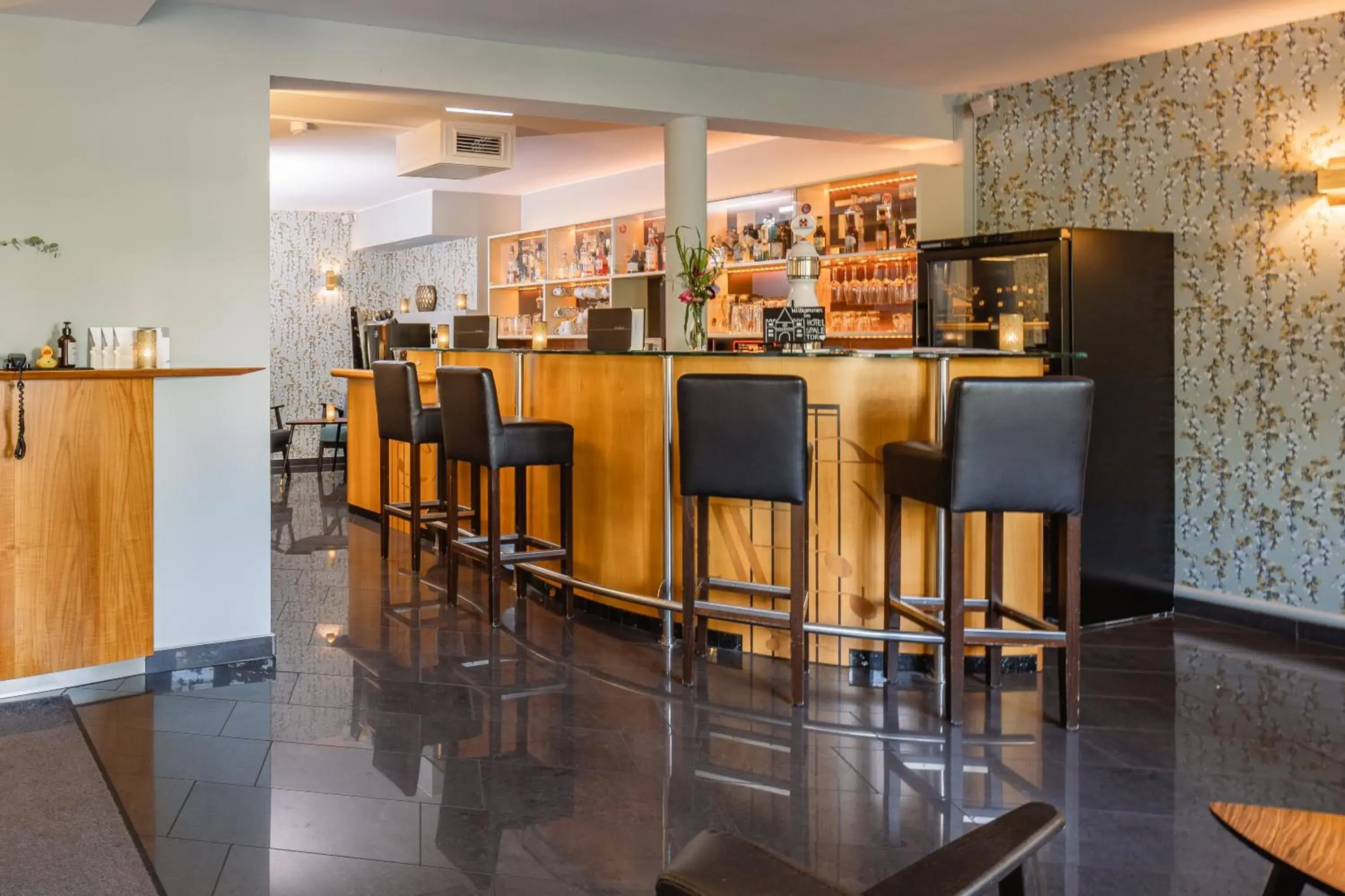 Lobby or reception in Hotel Spalentor - Ihr sympathisches Stadthotel Lobby or reception in Hotel Spalentor - Ihr sympathisches Stadthotel