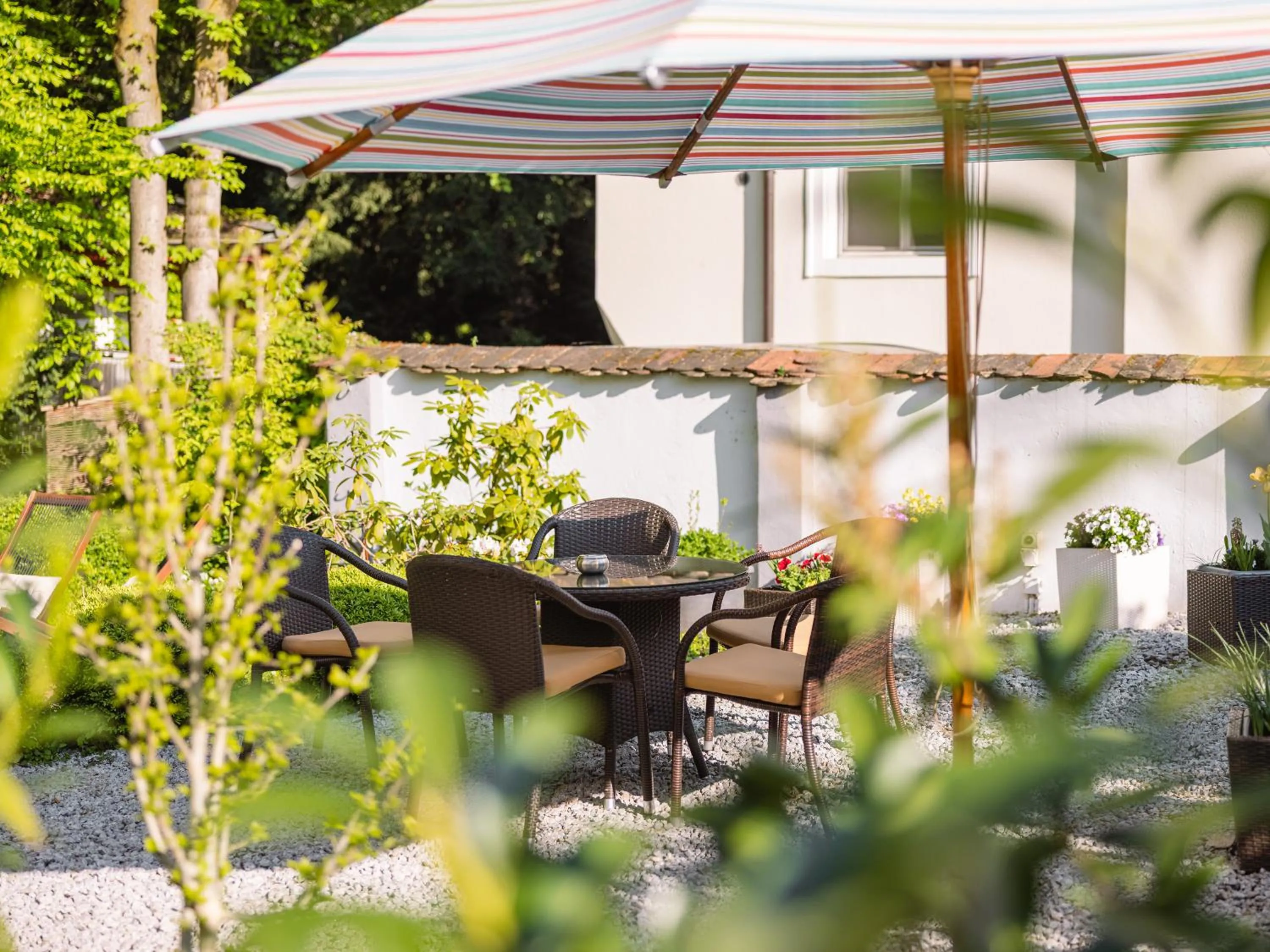 Garden in Hotel Spalentor - Ihr sympathisches Stadthotel