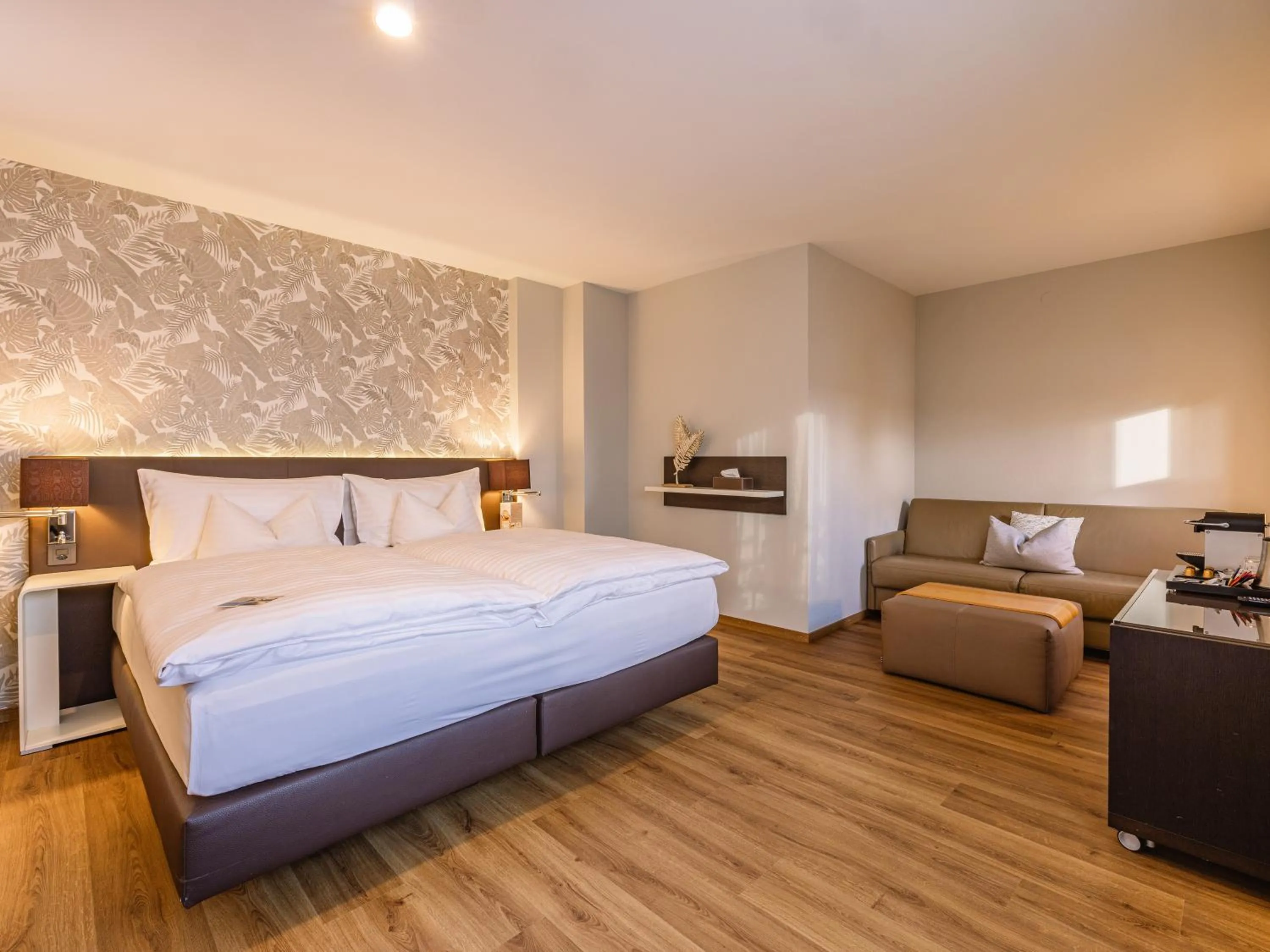 Photo of the whole room, Bed in Hotel Spalentor - Ihr sympathisches Stadthotel