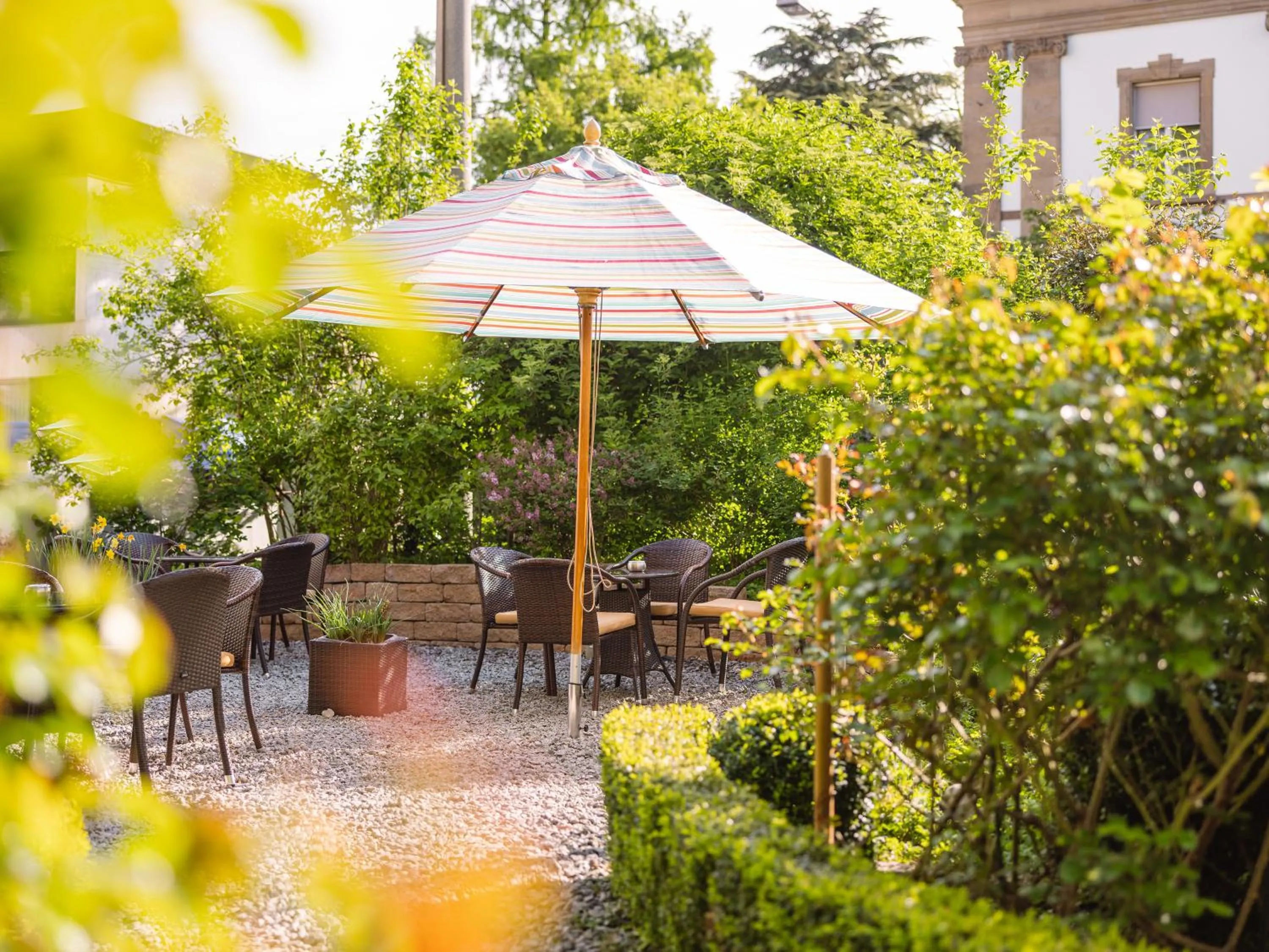 Garden in Hotel Spalentor - Ihr sympathisches Stadthotel