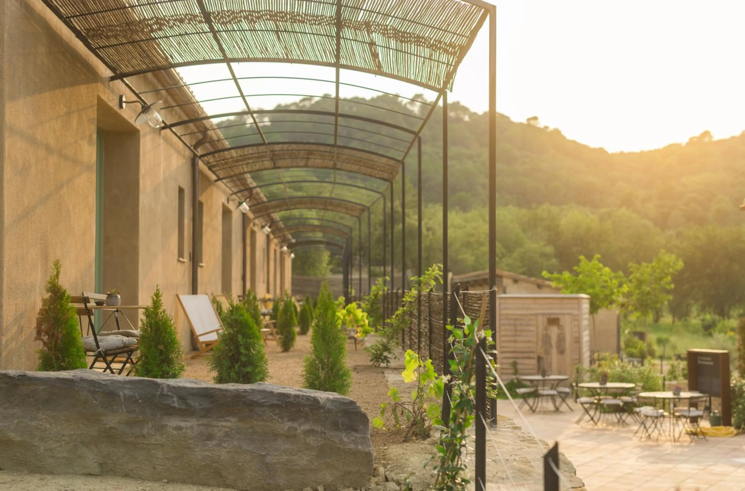 Balcony/Terrace in ECOTurisme Can Buch HOTEL