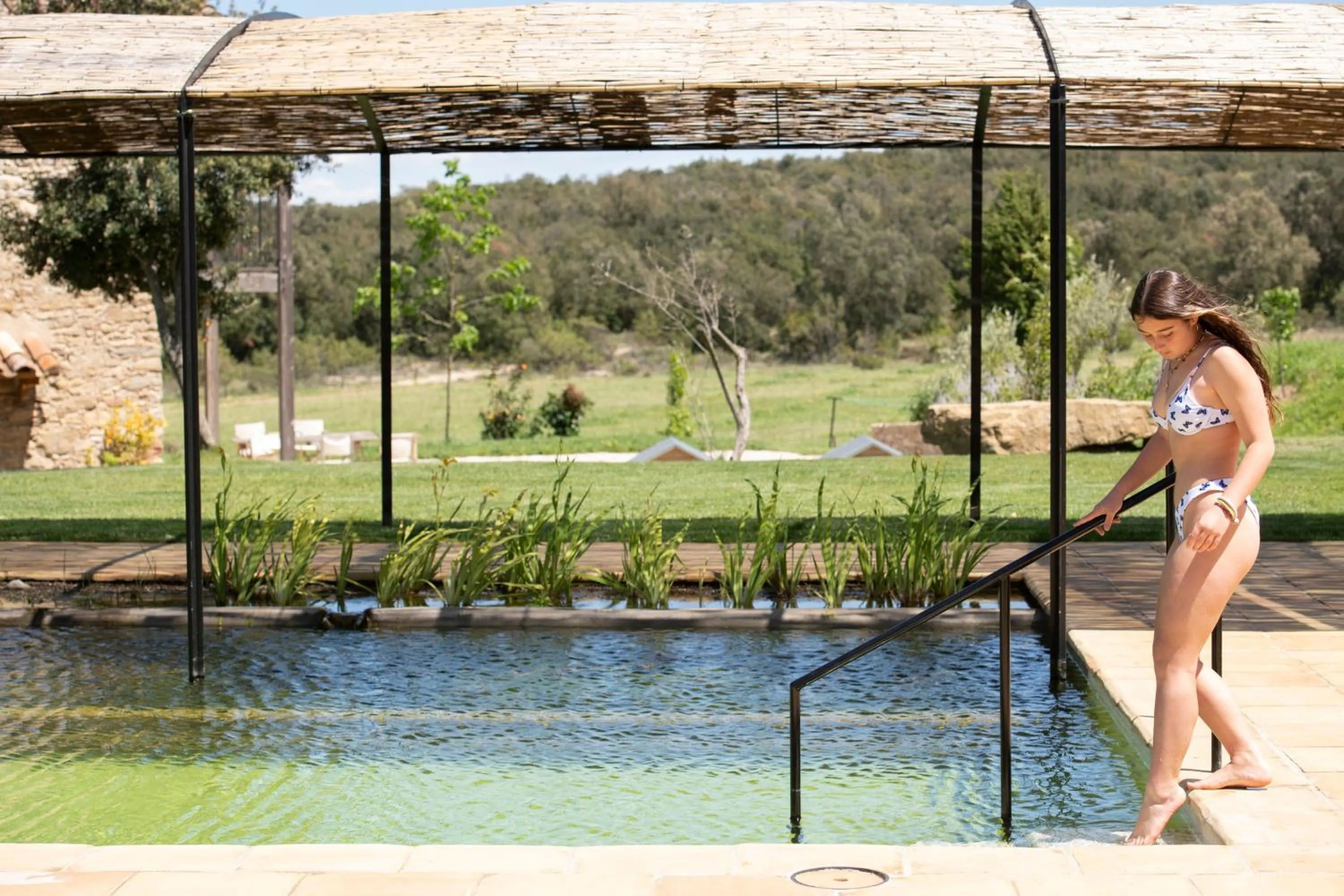 Garden view in ECOTurisme Can Buch HOTEL