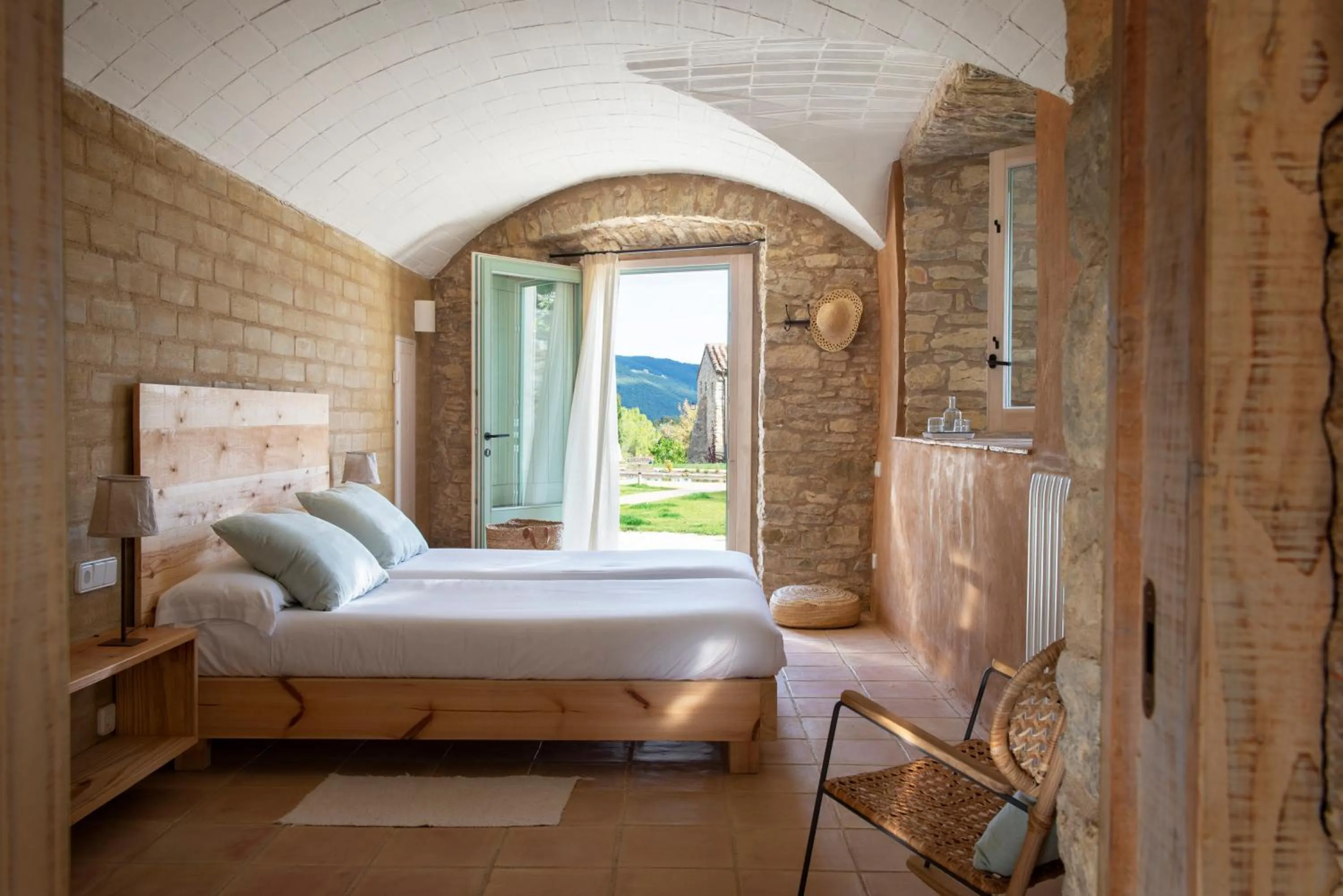 Bed in ECOTurisme Can Buch HOTEL