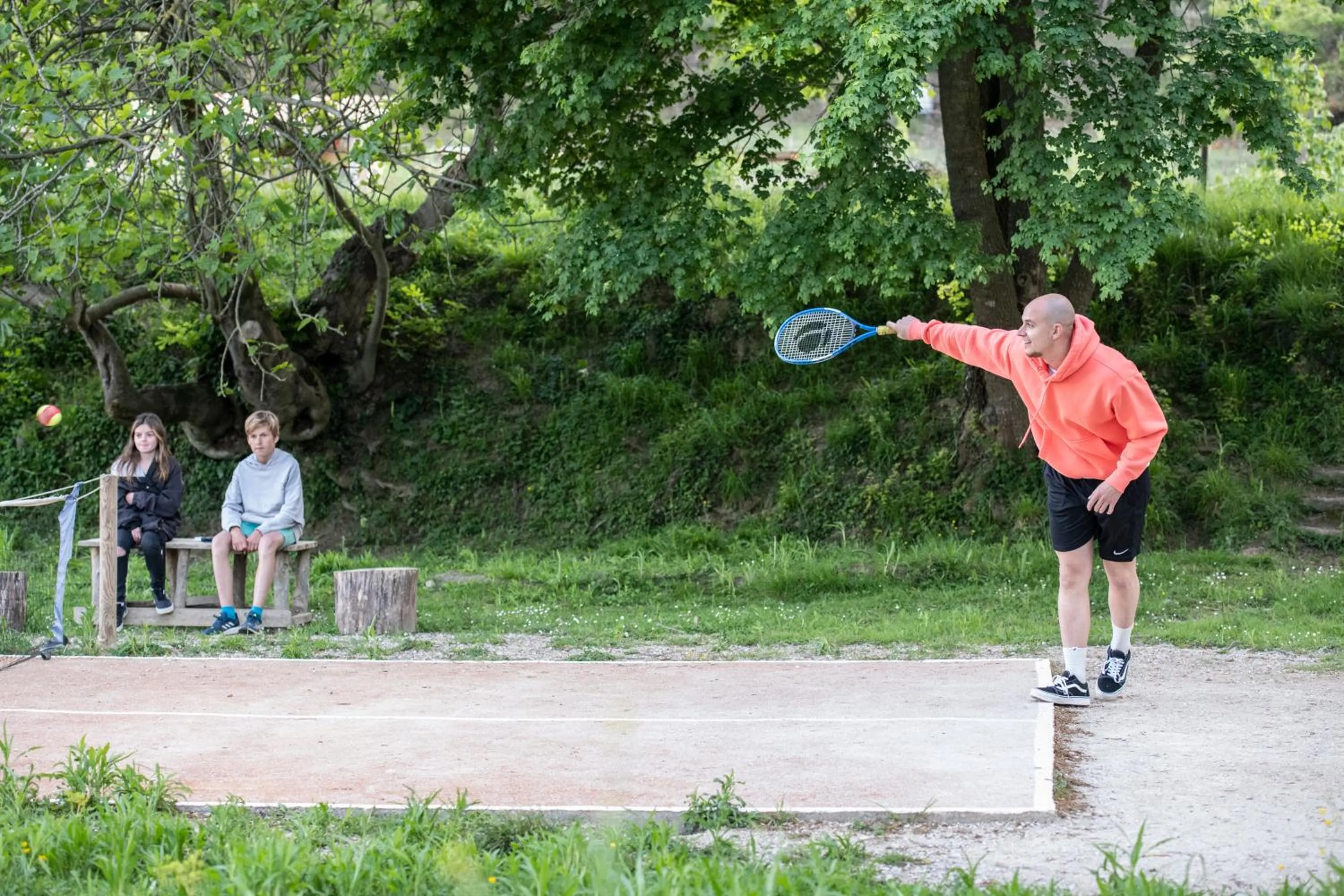 Tennis court in ECOTurisme Can Buch HOTEL