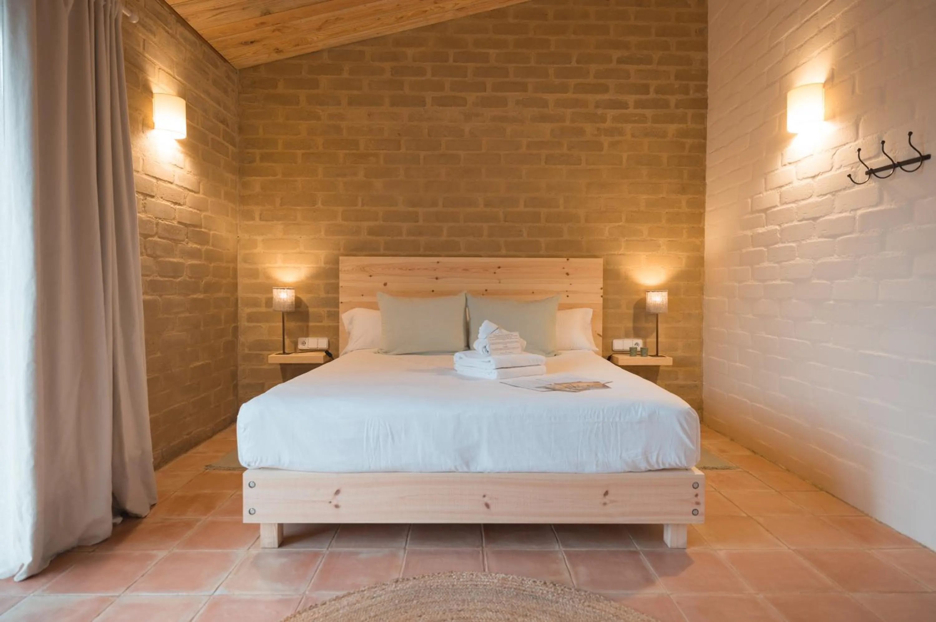 Bed in ECOTurisme Can Buch HOTEL