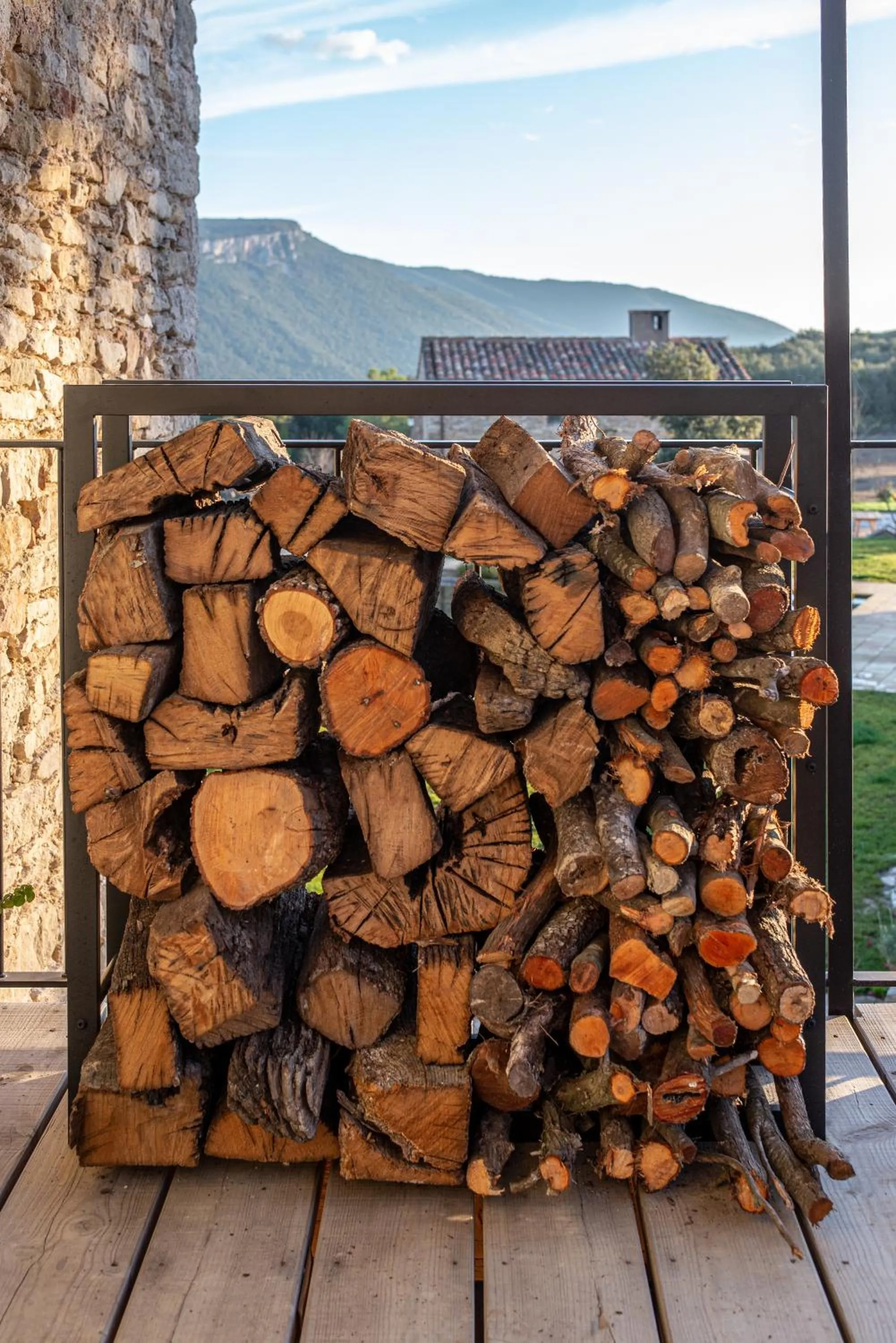 Balcony/Terrace in ECOTurisme Can Buch HOTEL