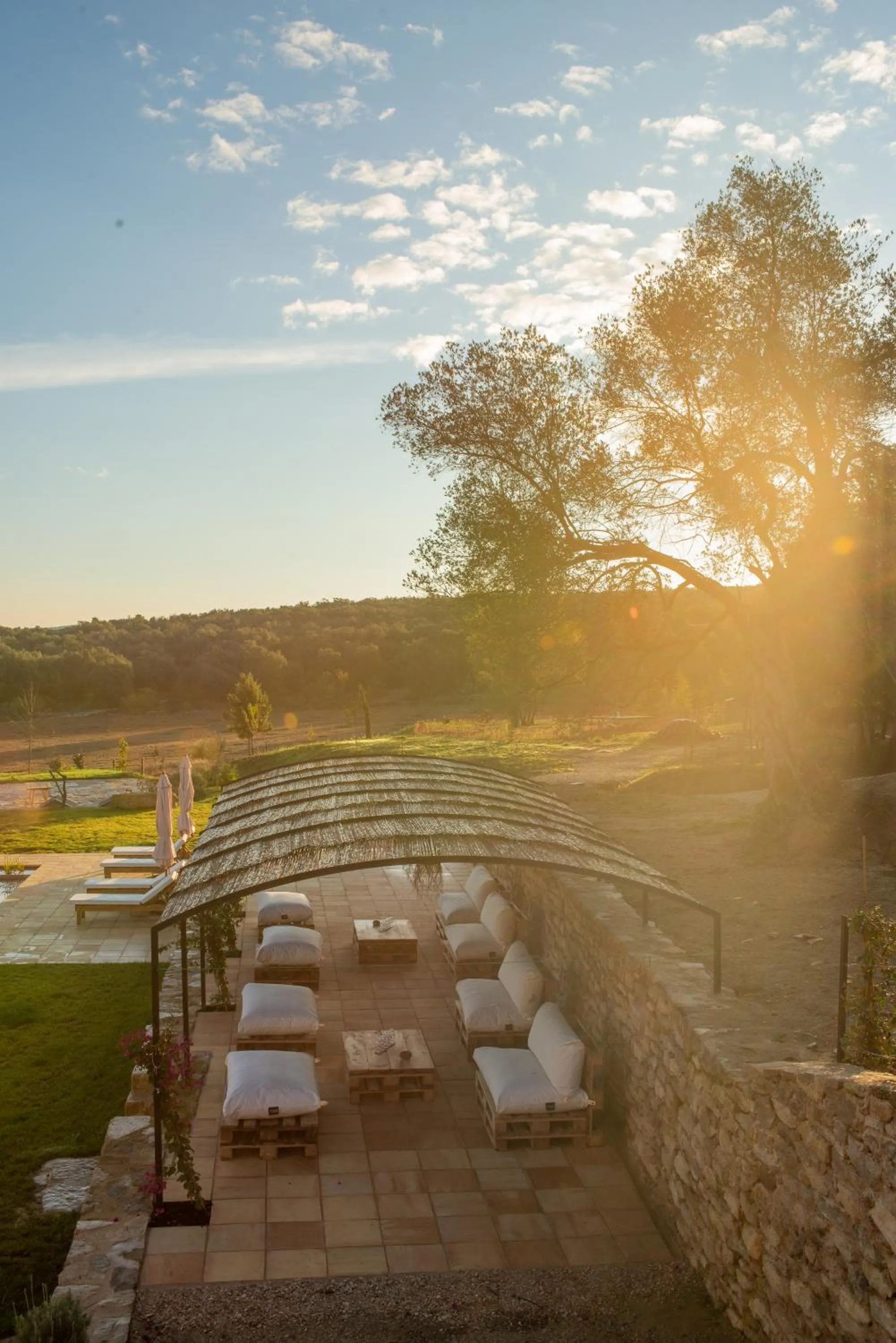 Patio in ECOTurisme Can Buch HOTEL