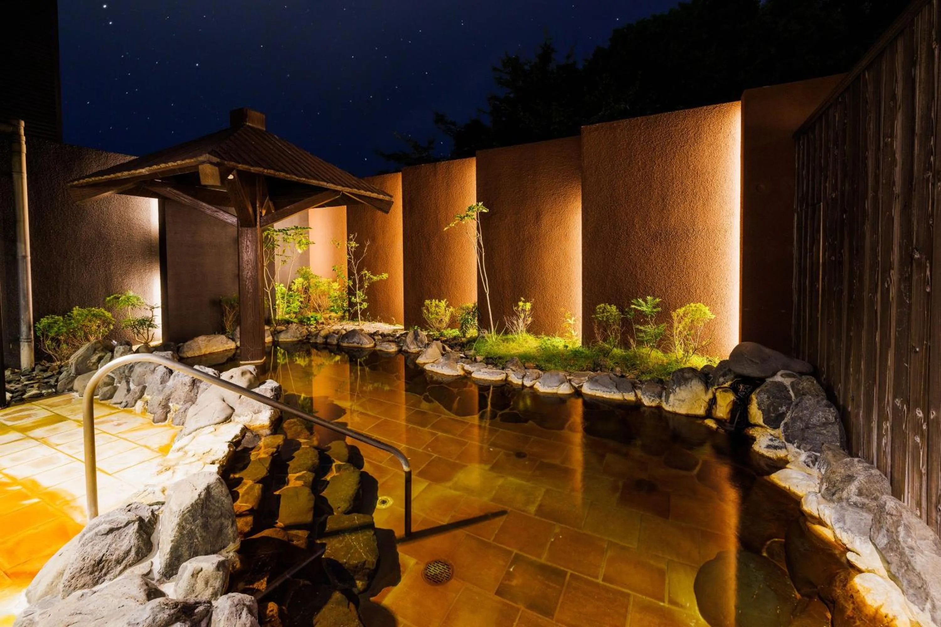 Open Air Bath in KAMENOI HOTEL Nara