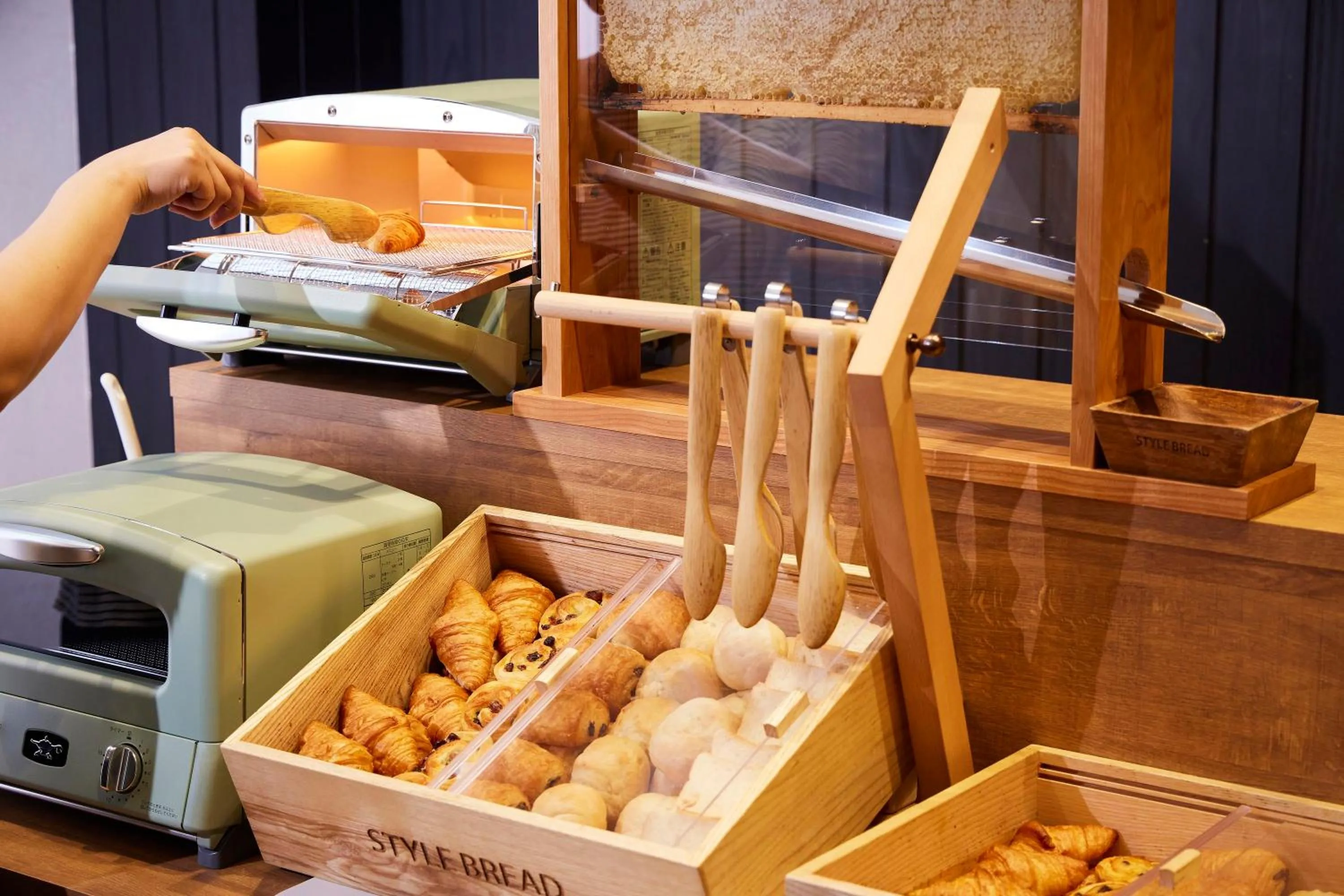 Buffet breakfast in KAMENOI HOTEL Nara