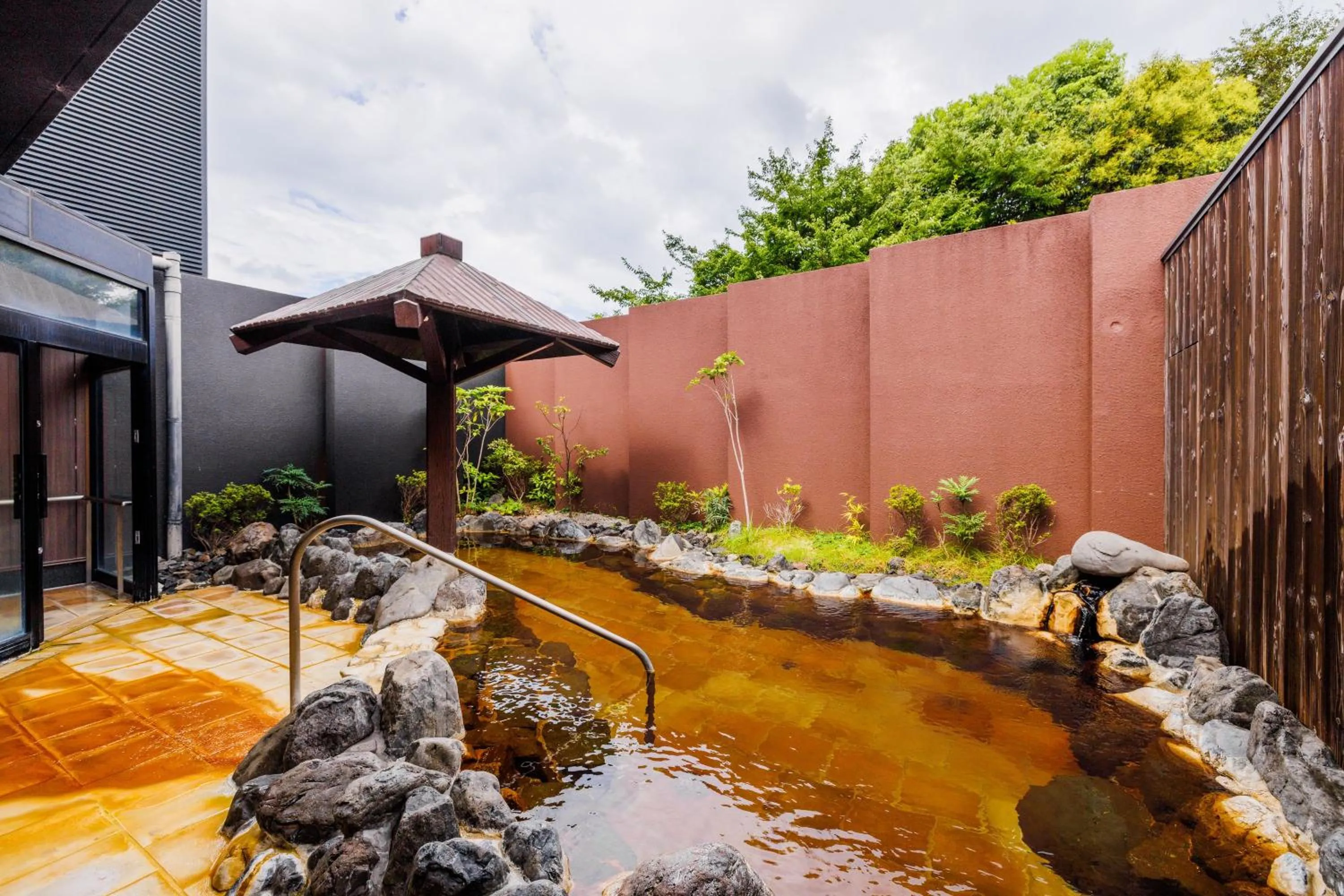 Open Air Bath in KAMENOI HOTEL Nara