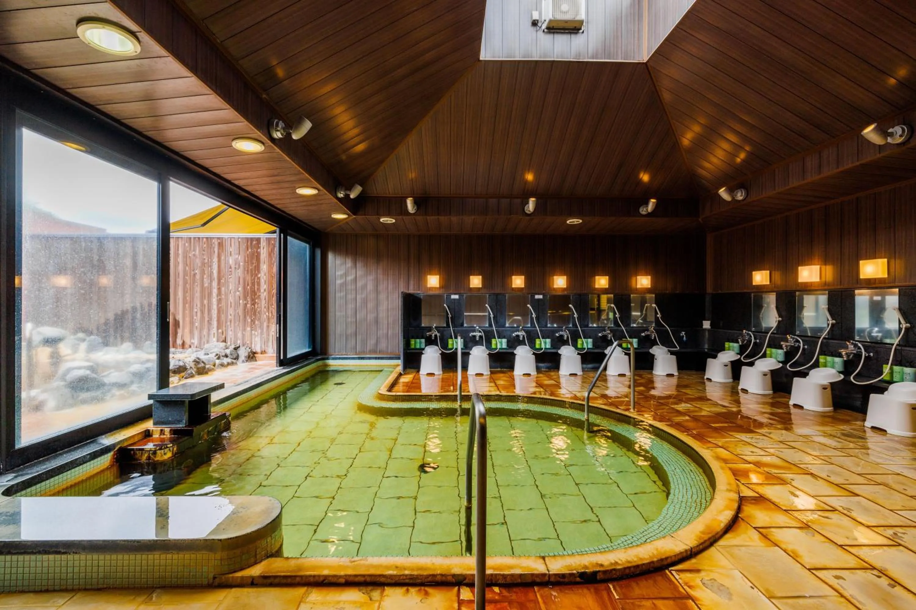 Hot Spring Bath in KAMENOI HOTEL Nara