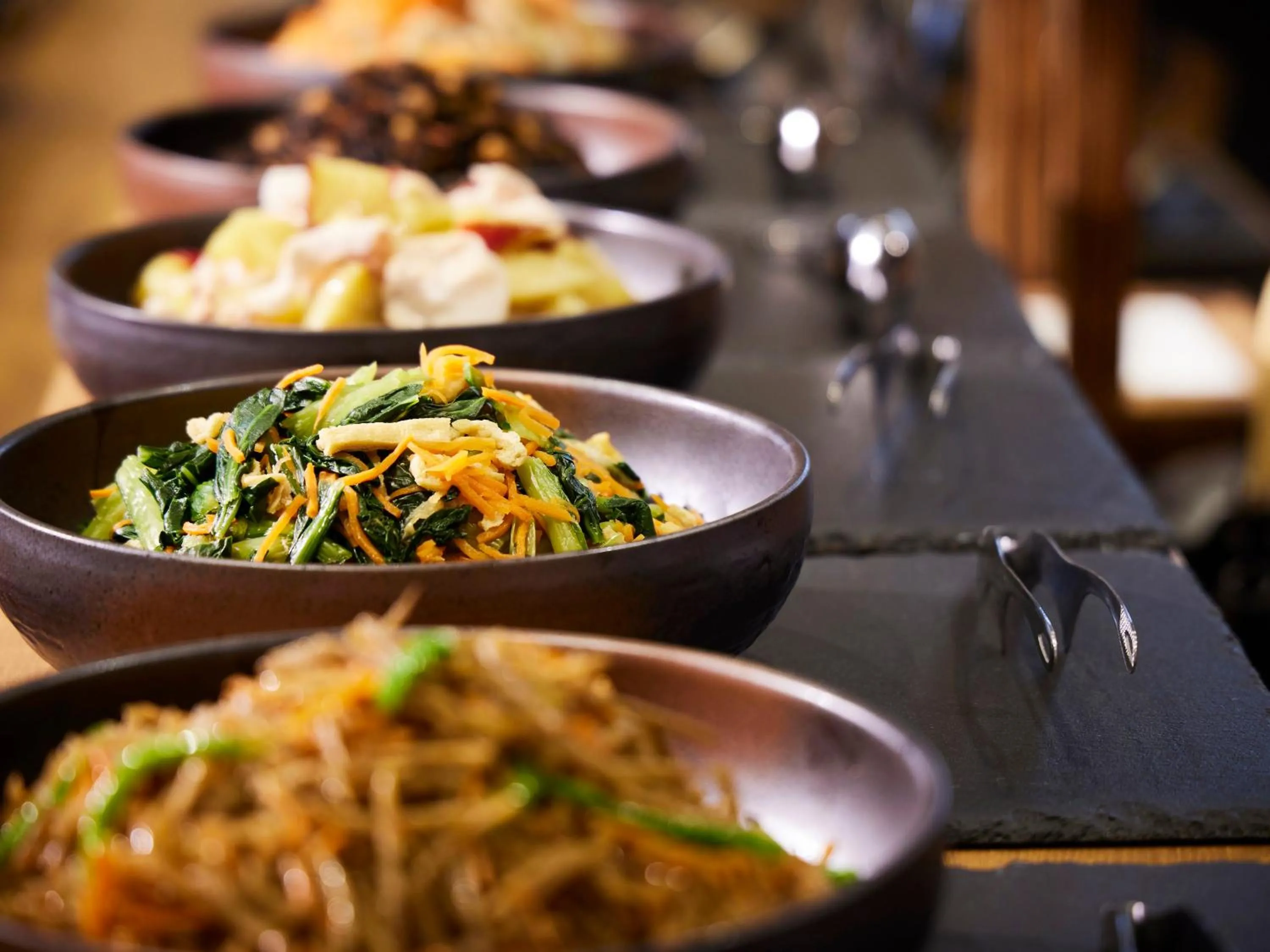 Buffet breakfast in Kanponoyado Nara