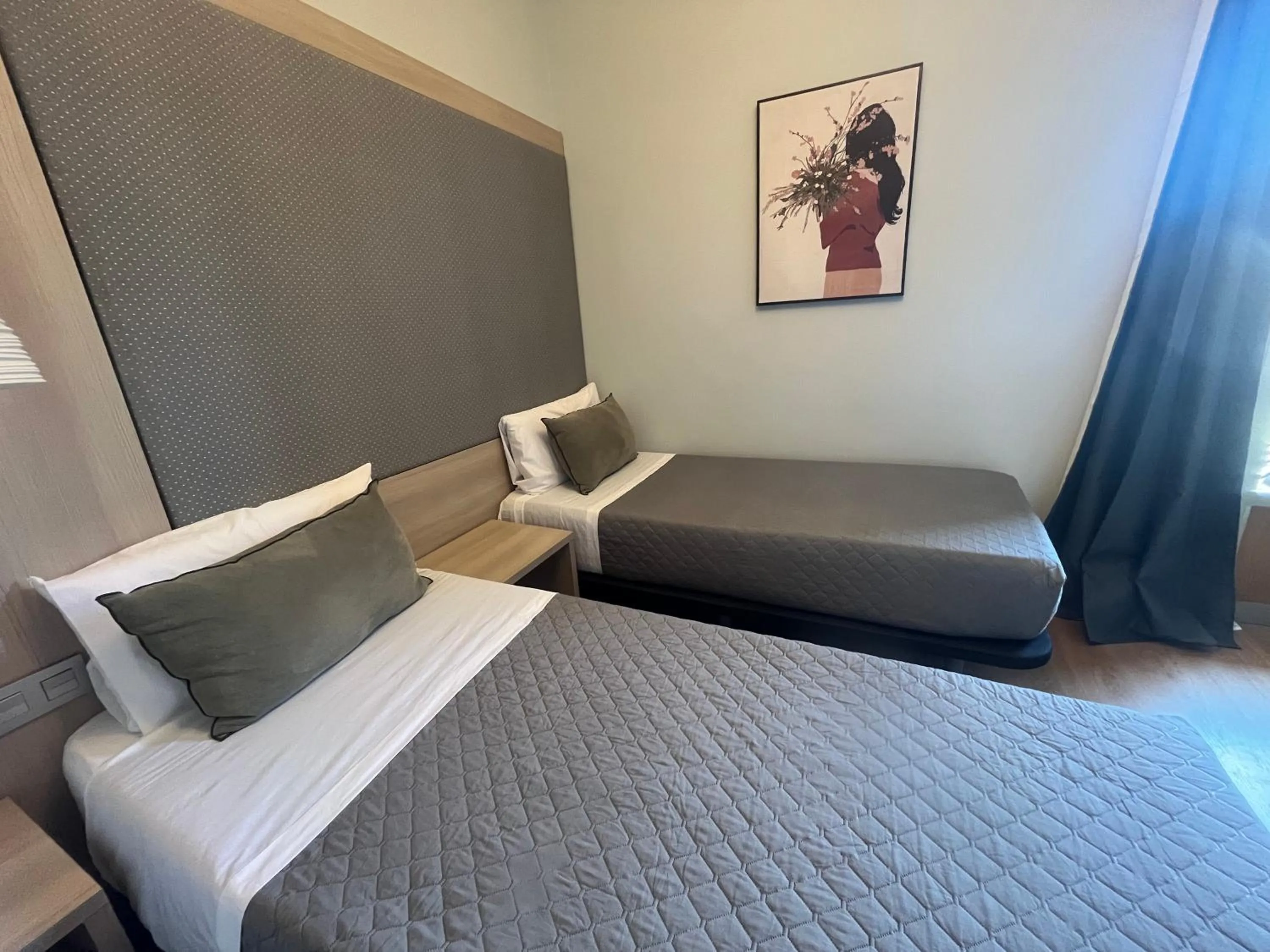 Bed in Hotel Ginebra