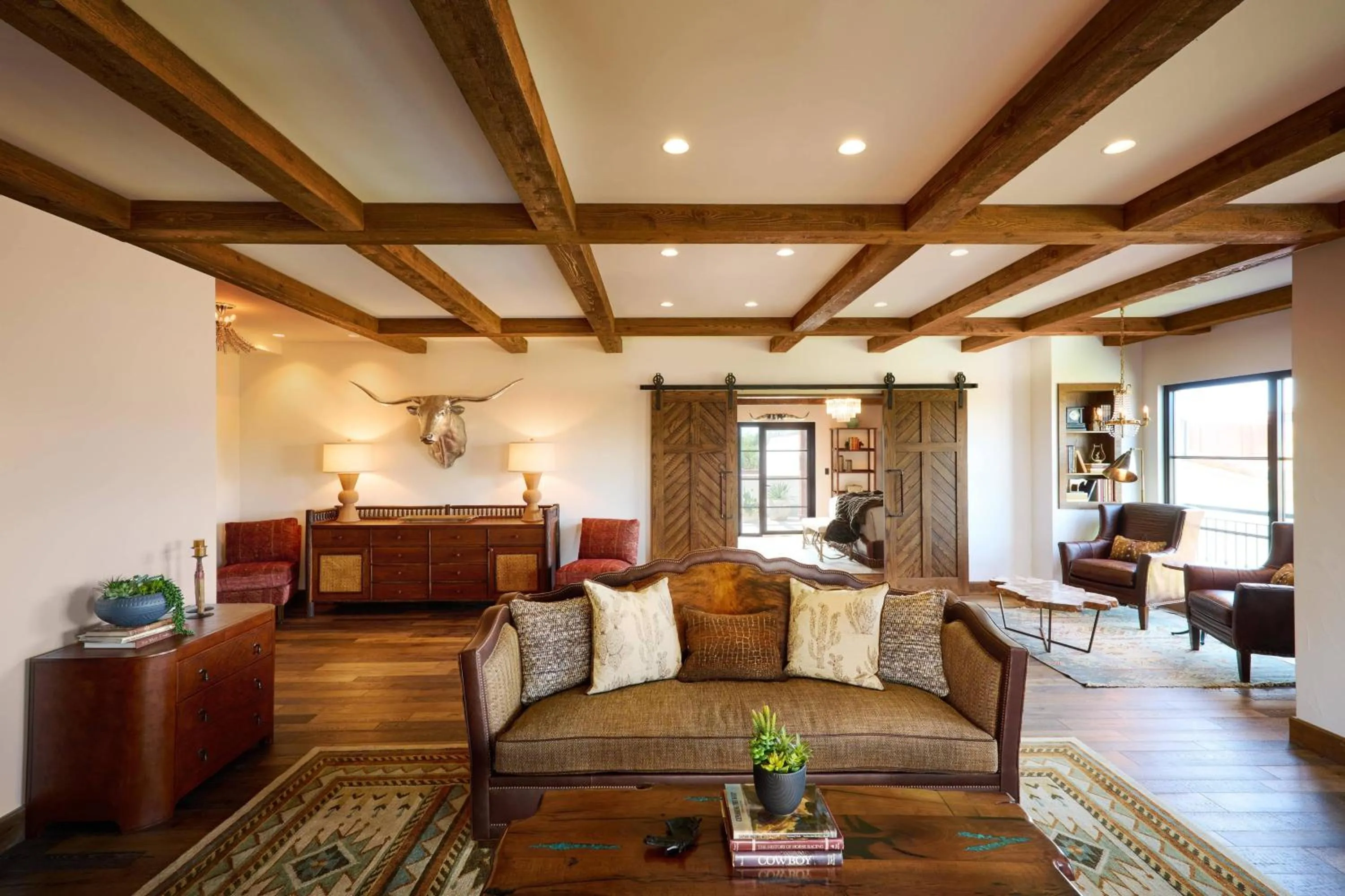 Living room in Hotel Drover, Autograph Collection