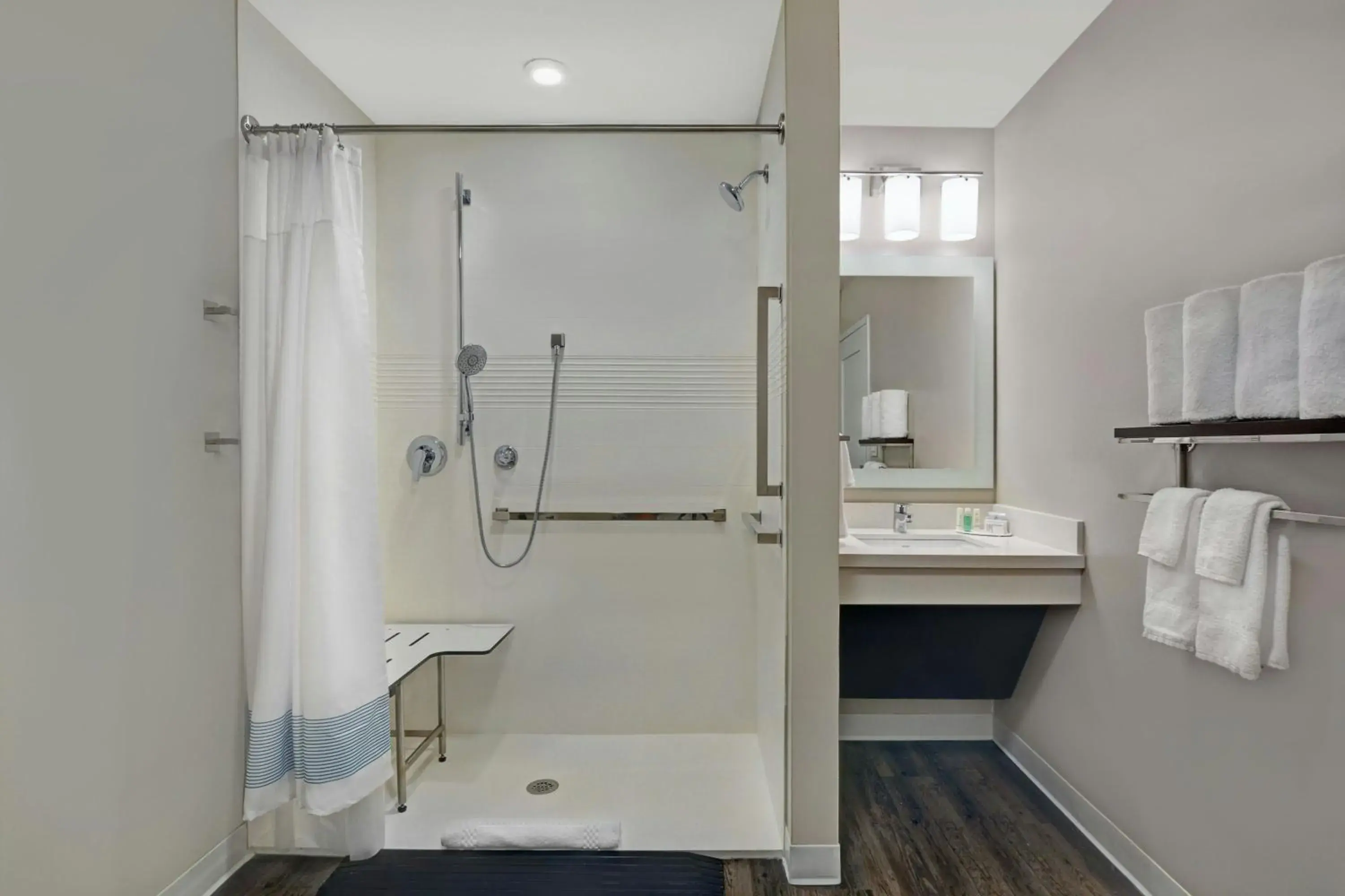 Studio, 2 Queen, City View (Mobility & Hearing Accessible w/ Roll-in Shower) in TownePlace Suites by Marriott Jacksonville East Studio, 2 Queen, City View (Mobility & Hearing Accessible w/ Roll-in Shower) in TownePlace Suites by Marriott Jacksonville East