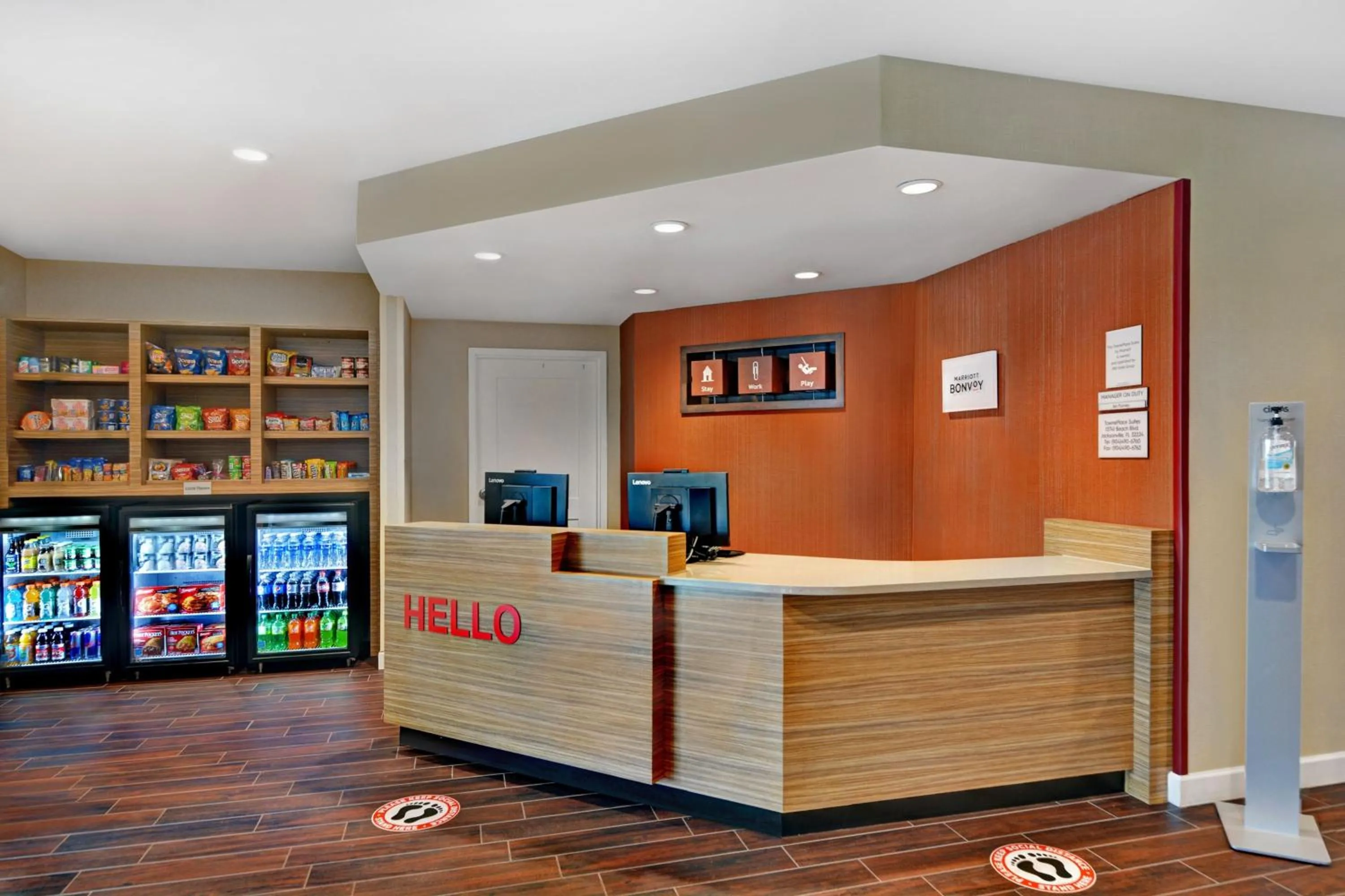 Lobby or reception in TownePlace Suites by Marriott Jacksonville East