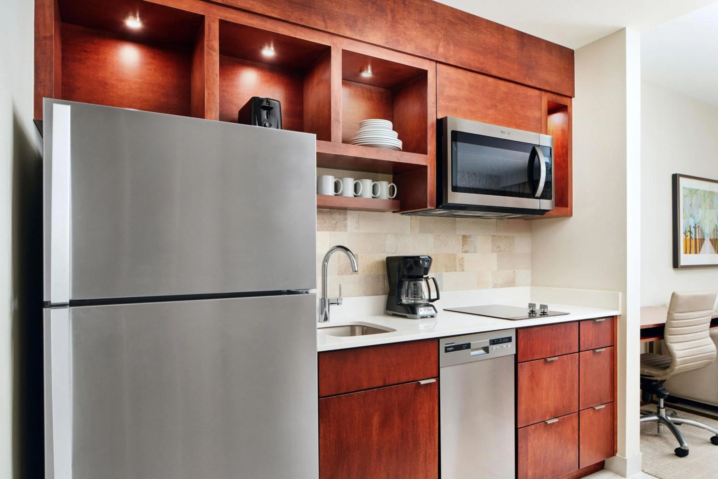 Kitchen or kitchenette in TownePlace Suites by Marriott Orlando Downtown