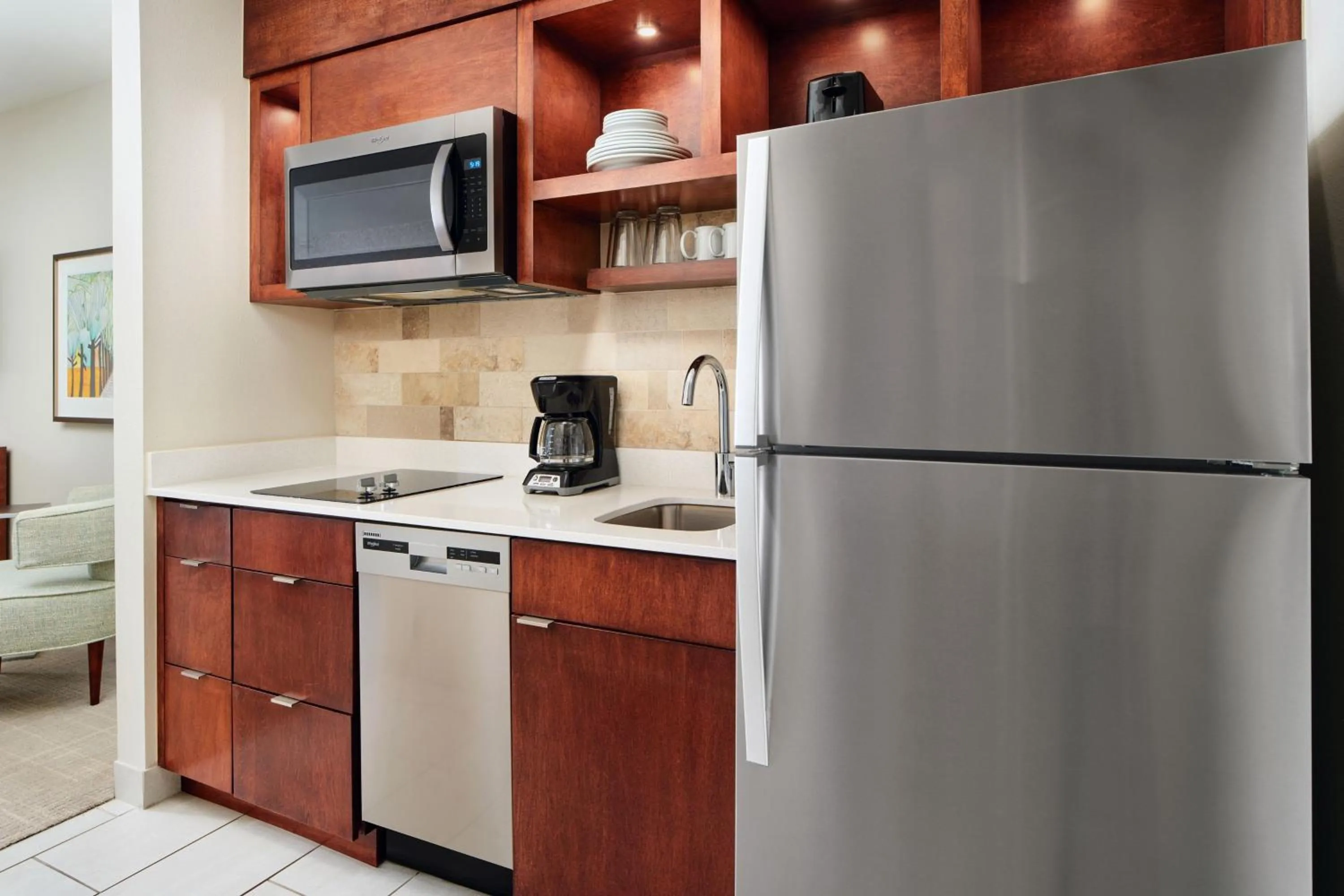Kitchen or kitchenette in TownePlace Suites by Marriott Orlando Downtown