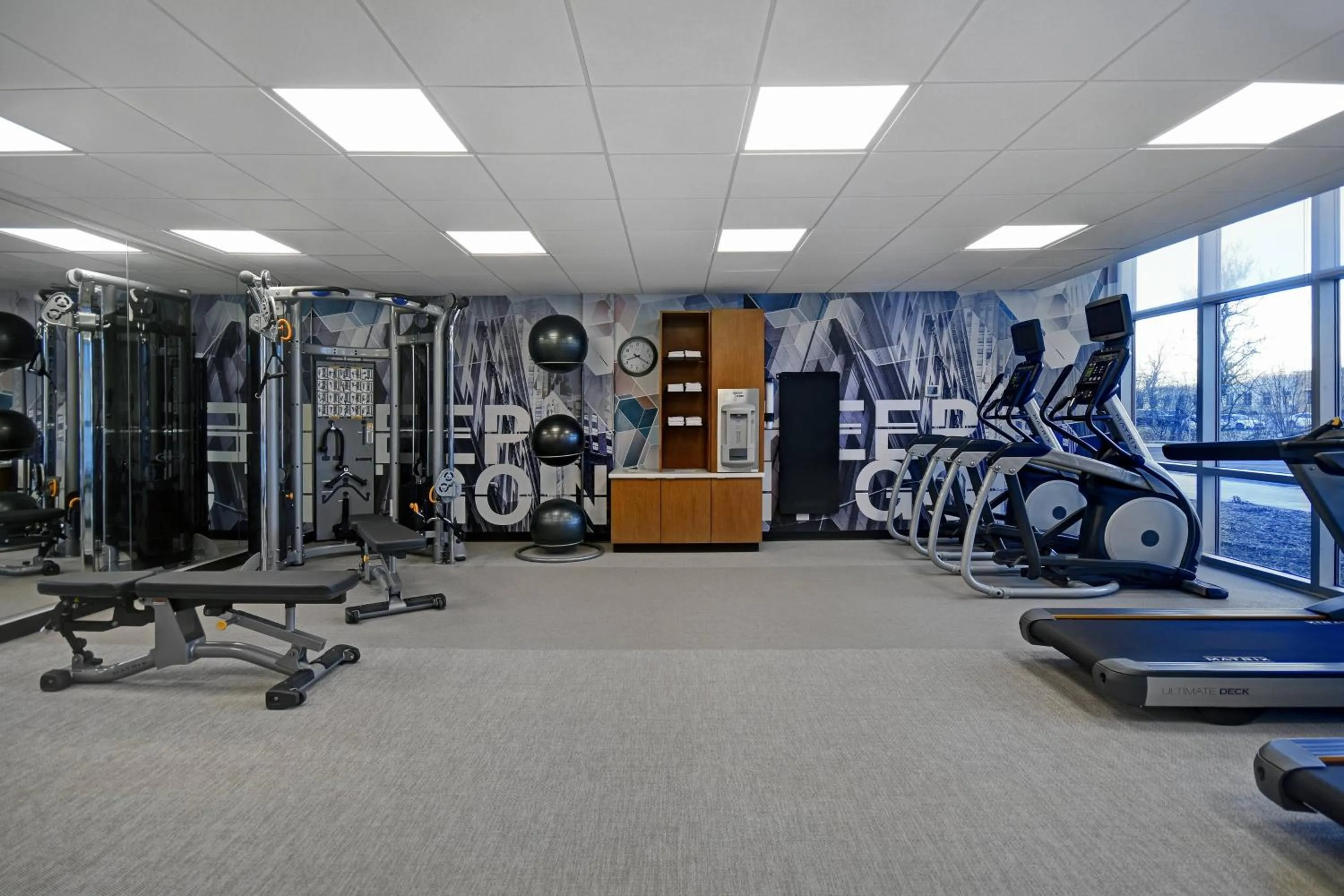 Fitness centre/facilities in SpringHill Suites by Marriott St. Paul Arden Hills