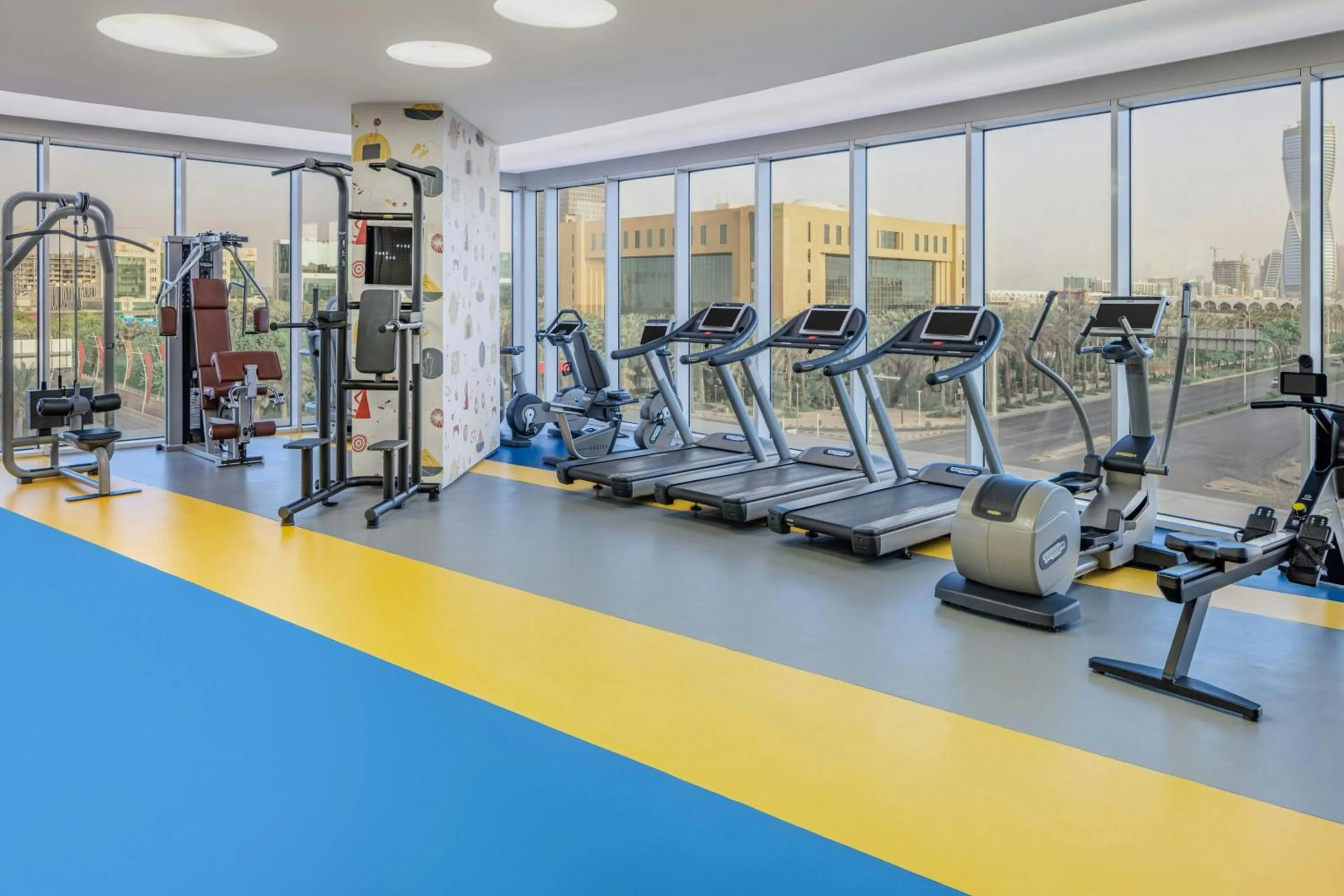 Fitness centre/facilities in Le Meridien Riyadh